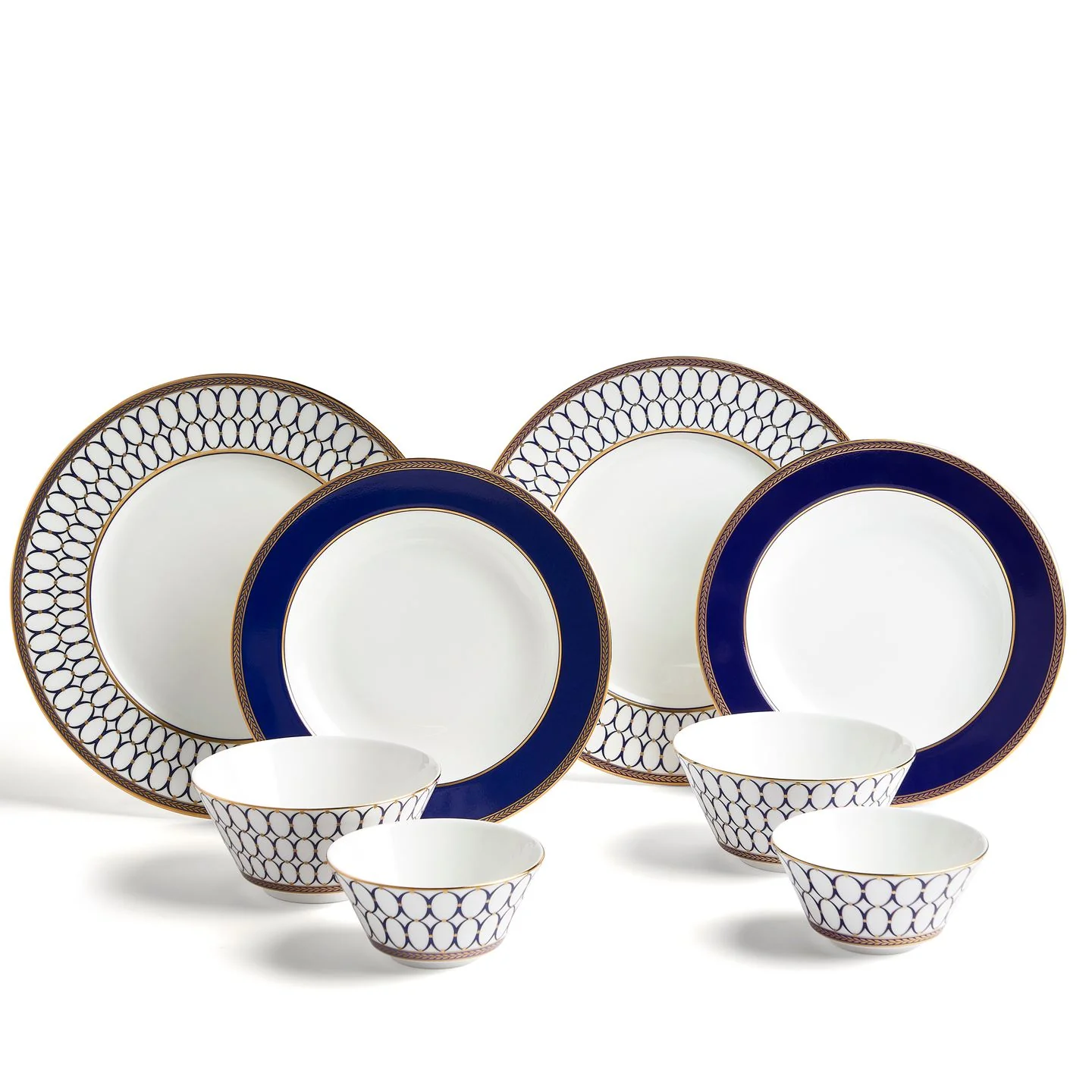 Renaissance Gold Dinnerware 8 Piece Set