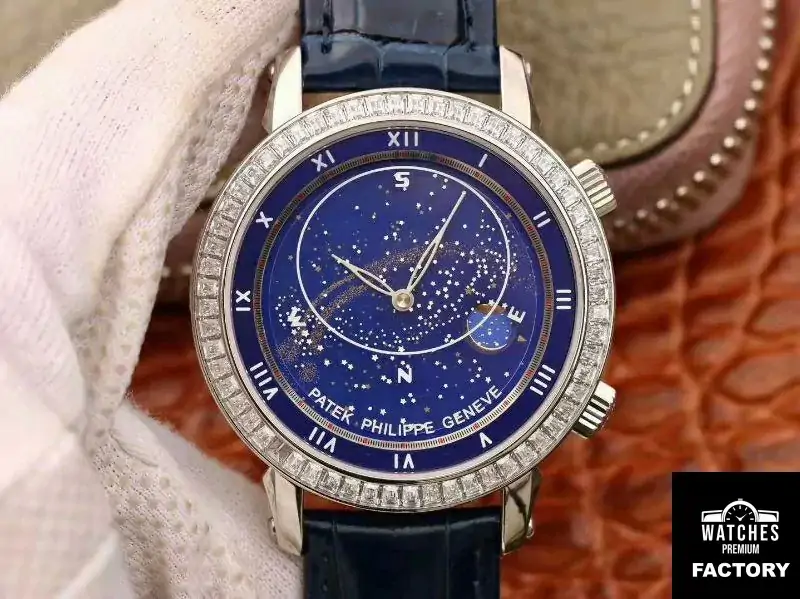Patek Philippe Grand Complications Sky Moon Celestial 5102G TW Factory Blue Dial