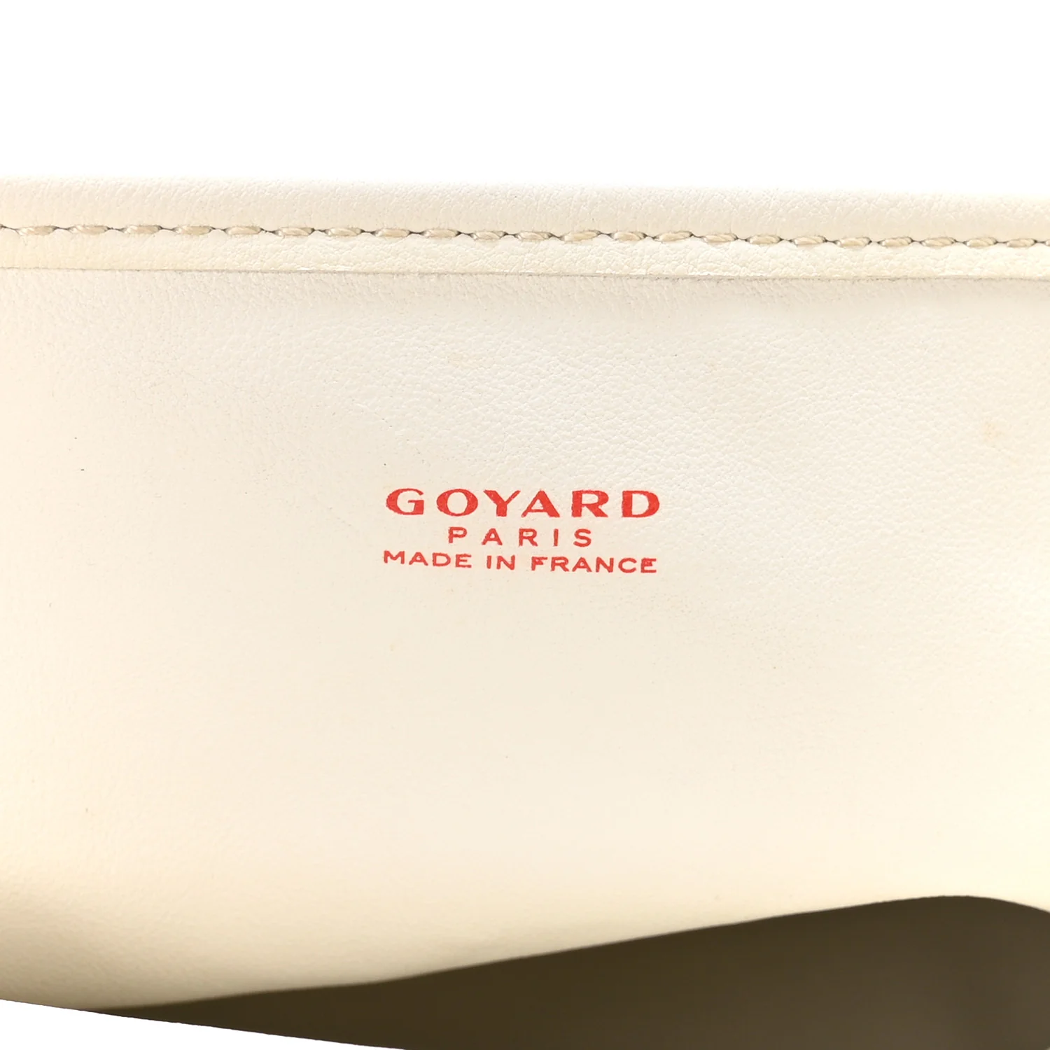 Goyardine Reversible Mini Anjou White