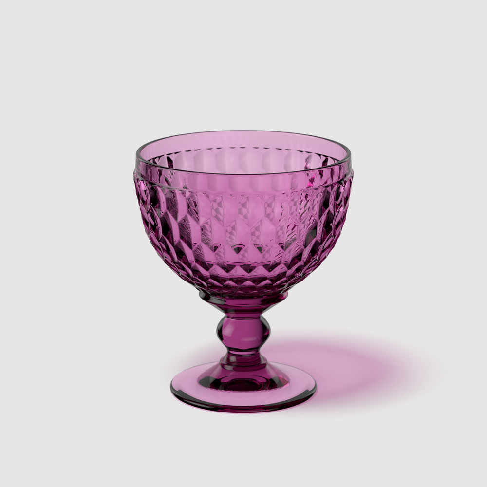 Boston Candy dish - Purple, 4.1 oz, crystal glass
