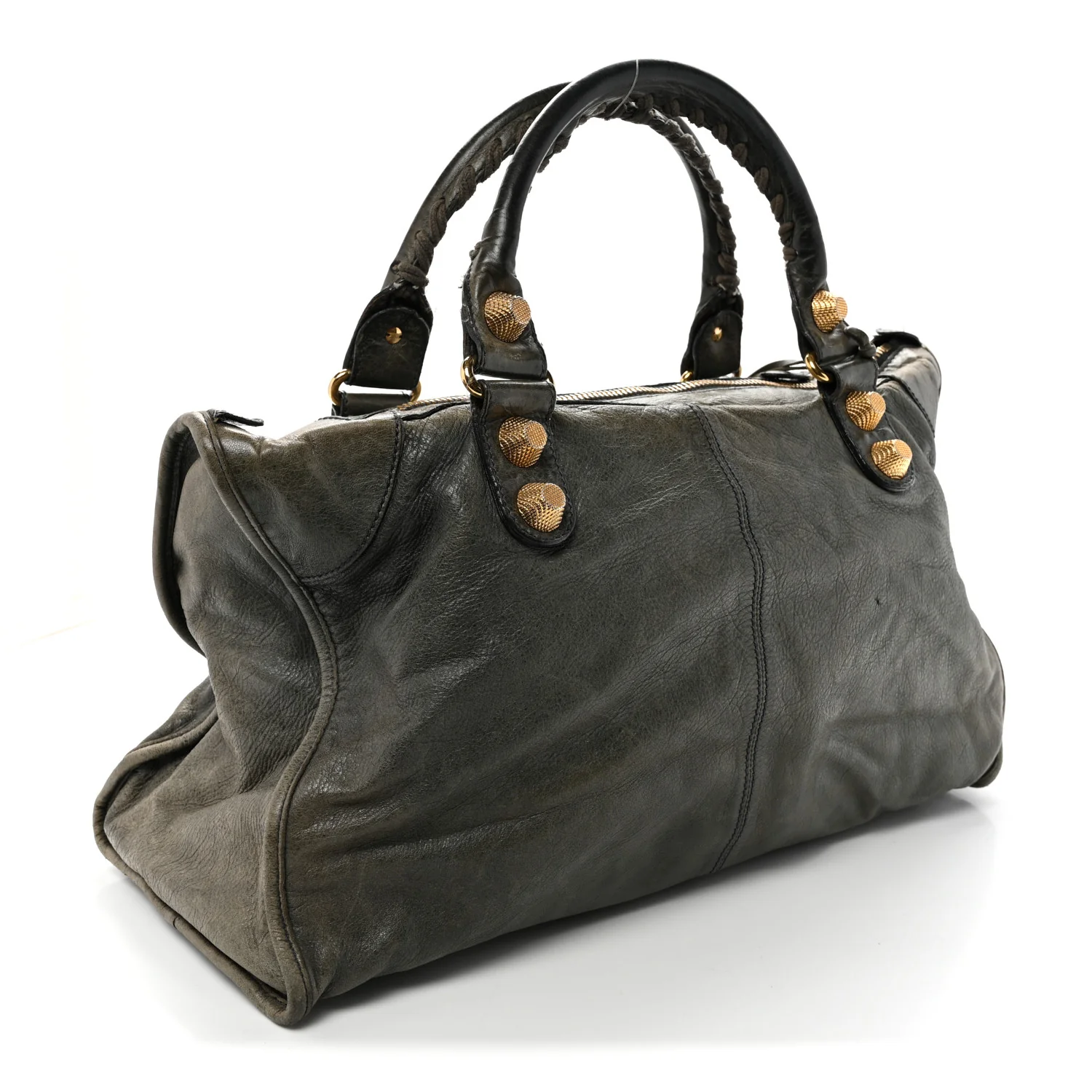 Agneau Giant 21 Gold Hardware Work Anthracite