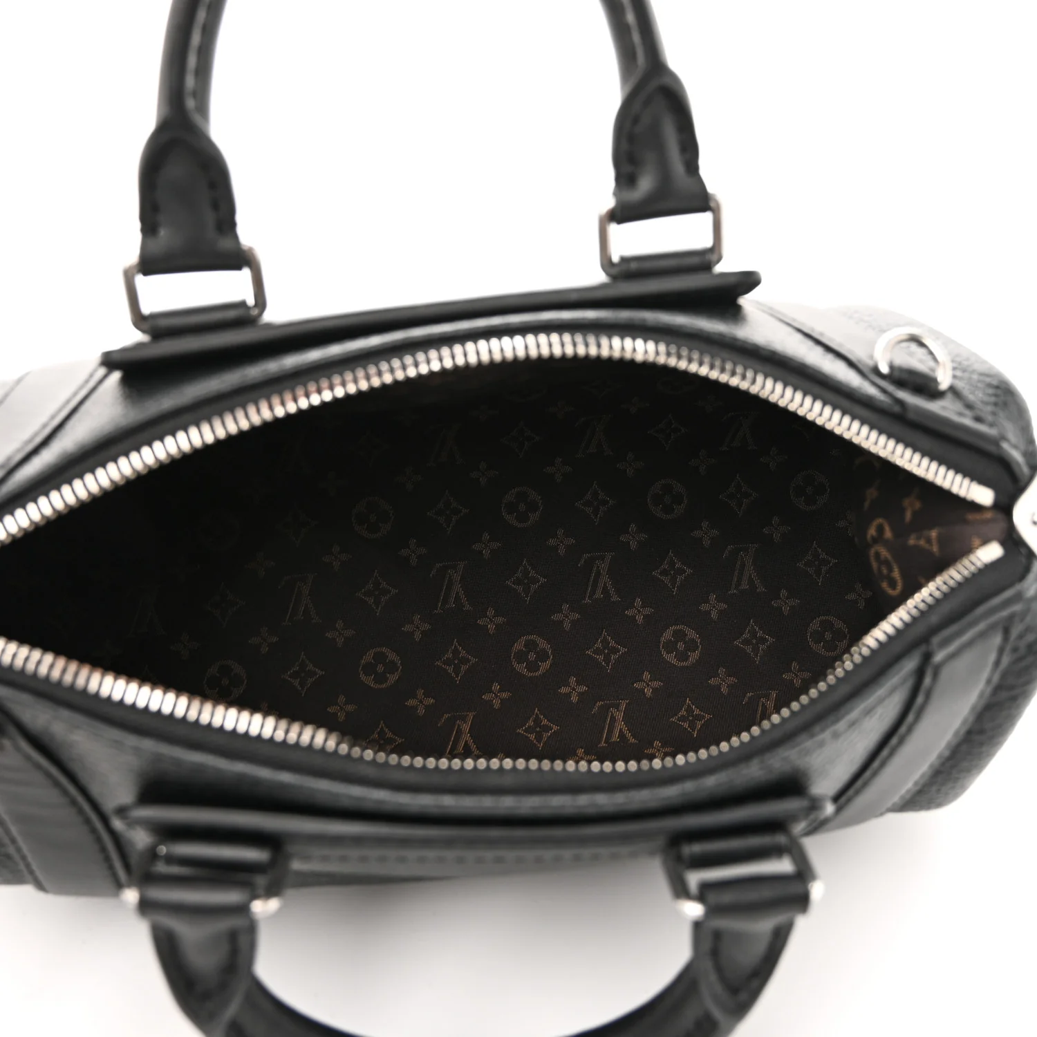 Pixel Lambskin LV Biker PM Black