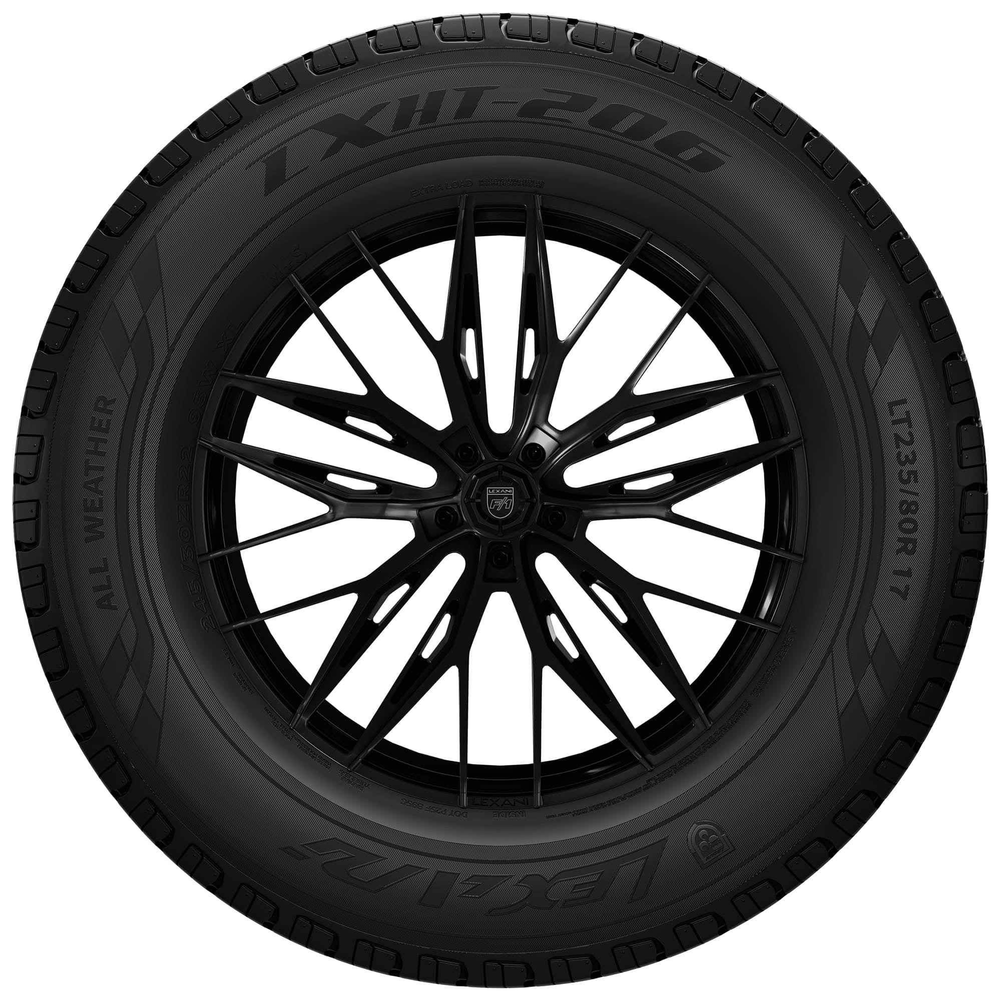 P265/65R17 Lexani LXHT - 206 110T SL Black Wall Tire