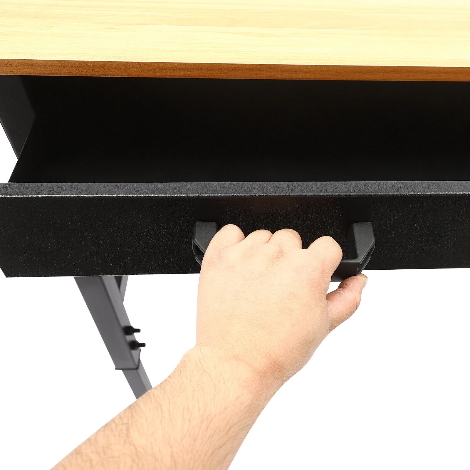 Multi-Functional Mobile Workbench | Adjustable Height | Power Outlet Drawer | 200 lbs Capacity | Ideal for Garage, Home, and Office - Image 7