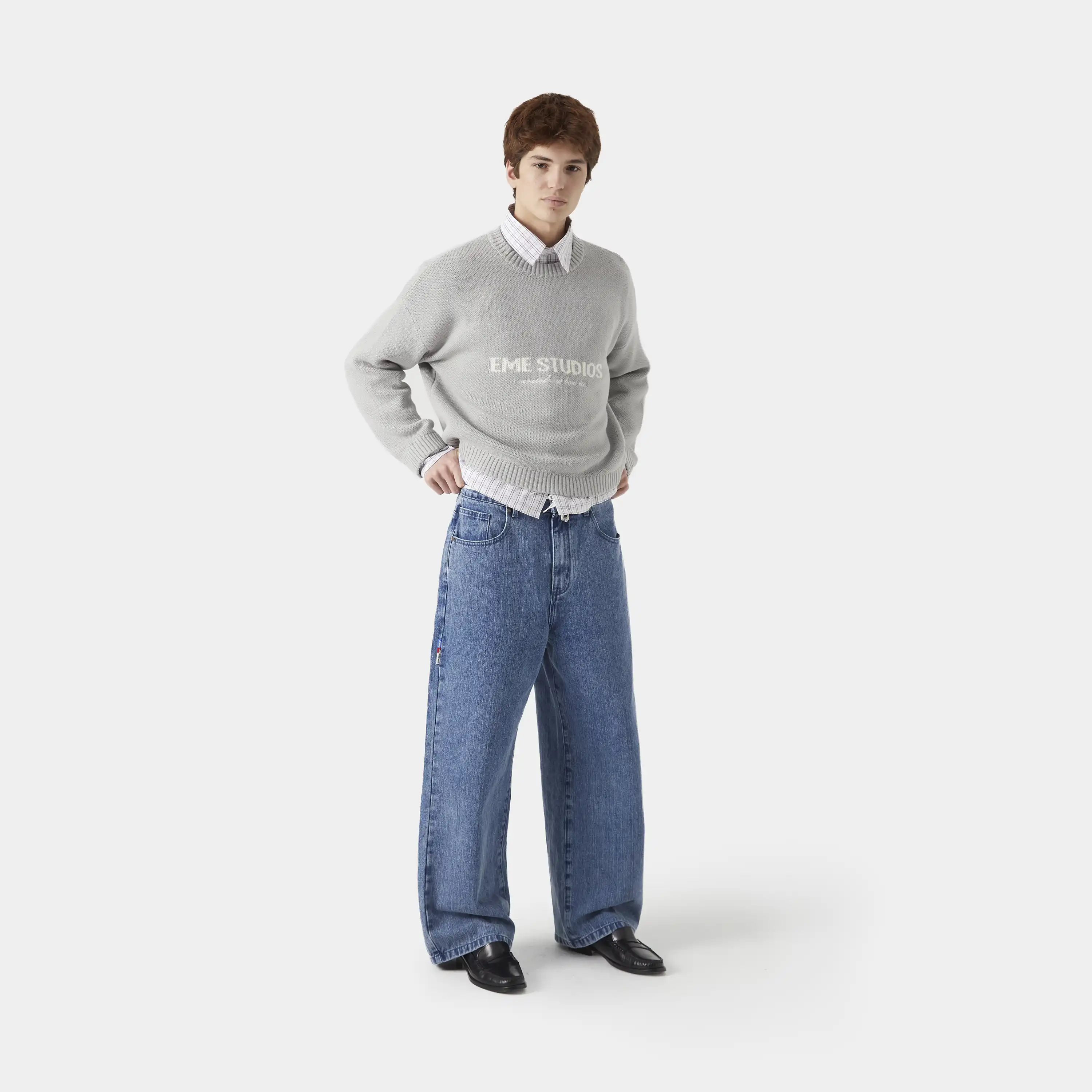 Master Grey Knit Sweater