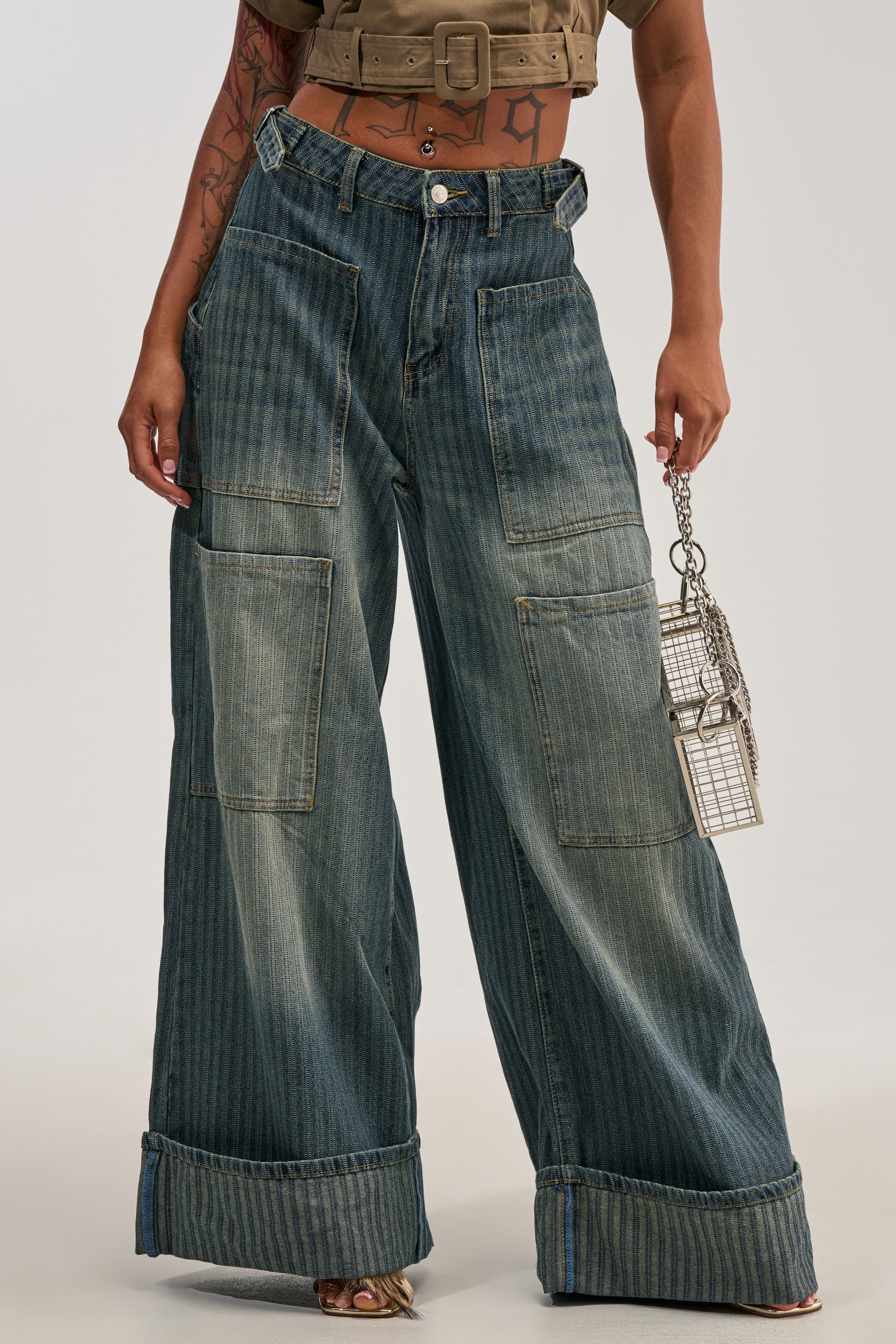 BE MINE STRIPE DENIM - Akira Store