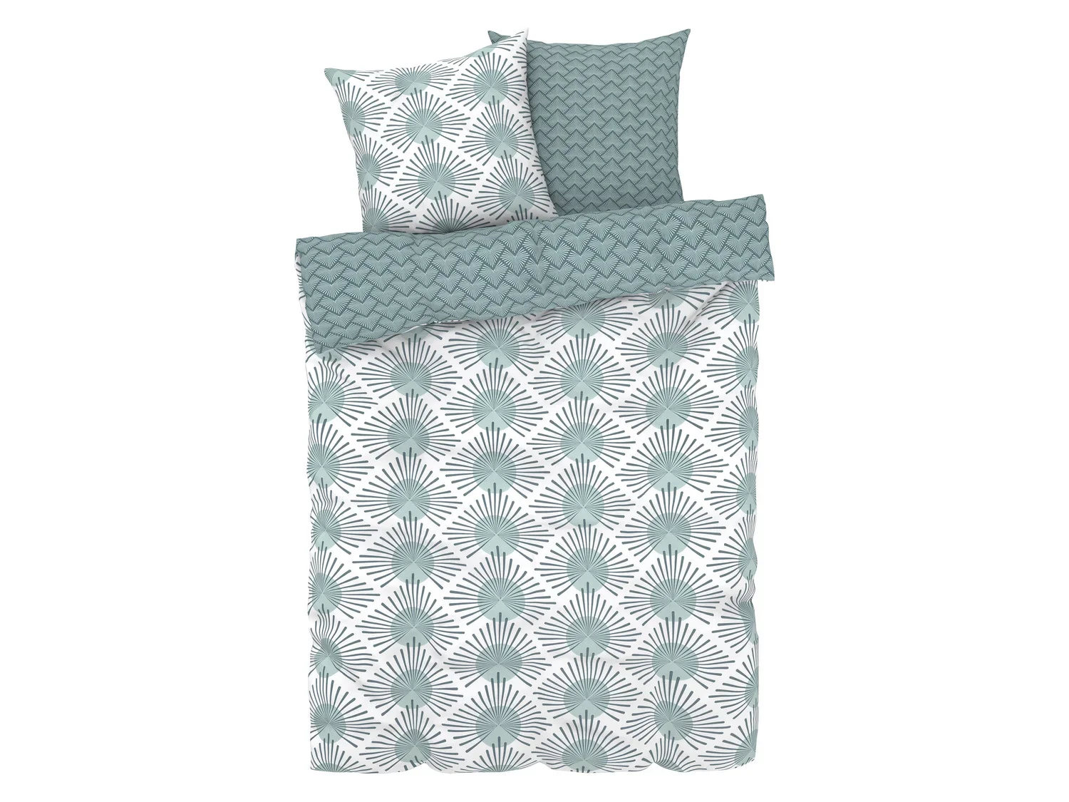 LIVARNO home Linge de lit en satin rversible, 240 x 220 cm