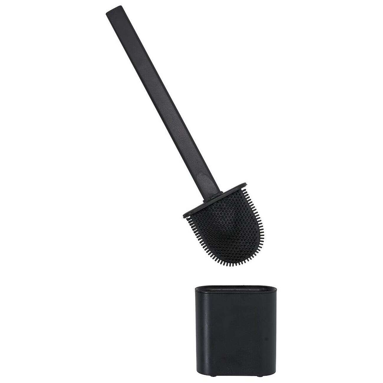 Brosse WC silicone noir