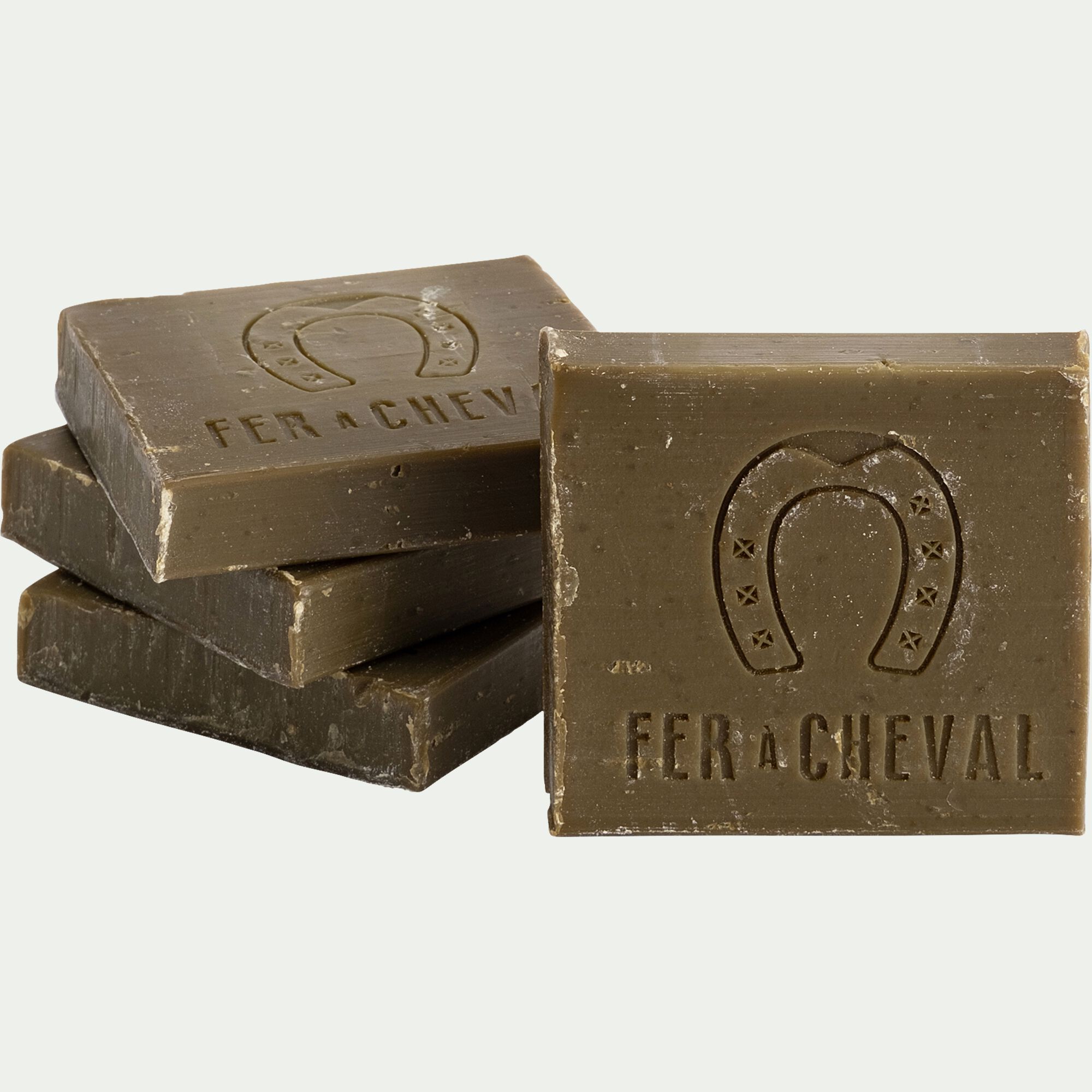 MARSEILLE - Savon de Marseille en tranche 4x65gr - vert