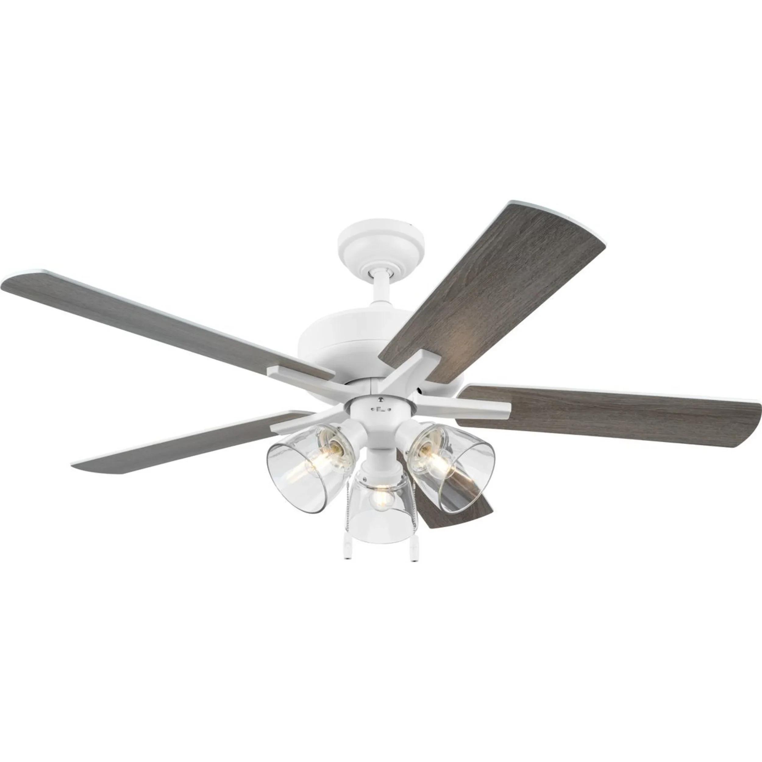 Better Homes & Gardens 52 Bronze Transitional Ceiling Fan, 5 Reversible Blades, 3 LED Bulbs Included