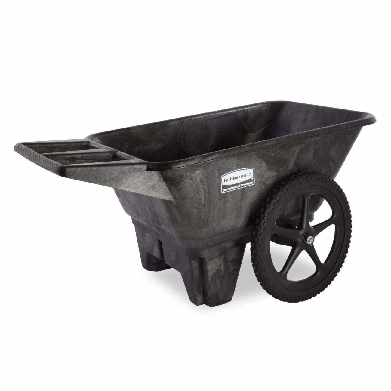 Rubbermaid Commercial Products FG564200BLA Plastic Yard Cart. 7.5 Cu. Feet - MadeInUSA