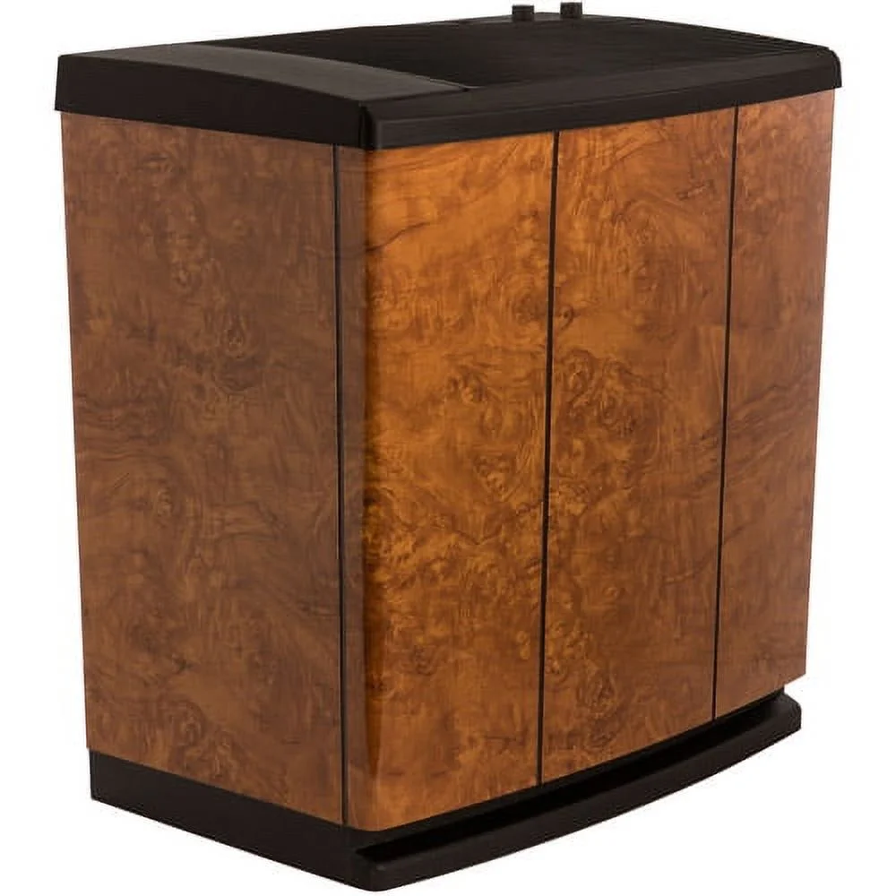 AIRCARE H12 - 400HB 3 - Speed Whole - House Console - Style Evaporative Humidifier, Oak Burl