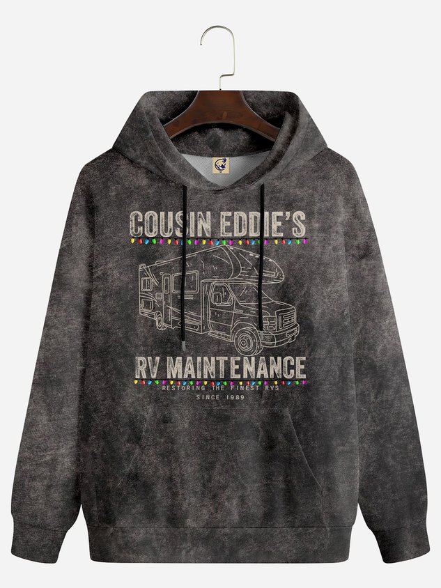 Sweat à capuche de Noël avec voiture