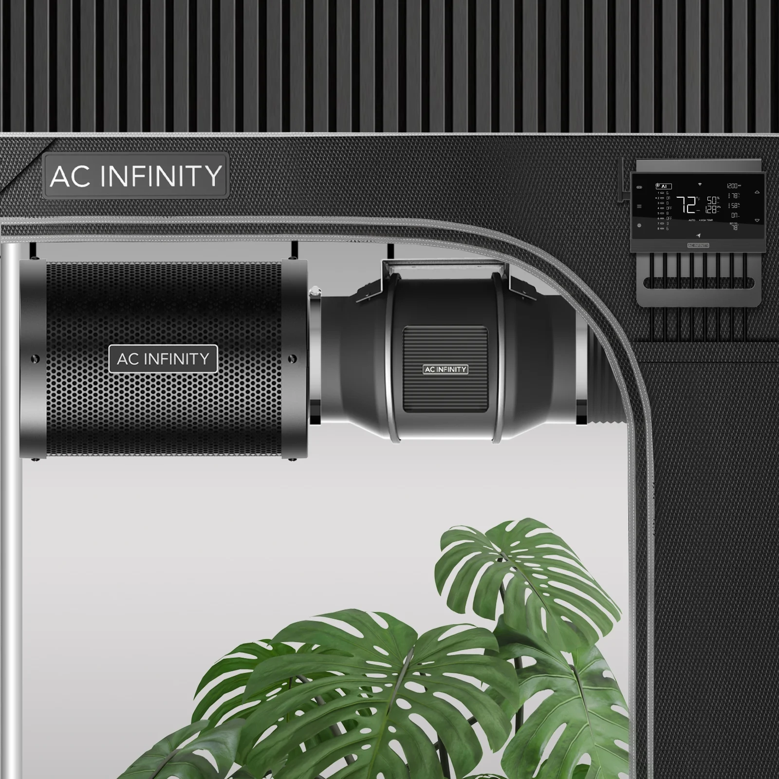 Air Filtration PRO Kit 6��, CLOUDLINE Inline Fan with Controller 69, Carbon Filter Ducting Combo, Cooling and Ventilation System for Grow Tents, Hydroponics, Indoor Gardening - Image 8