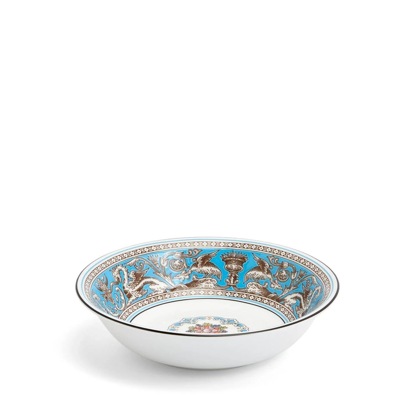 Florentine Turquoise Cereal Bowl Small