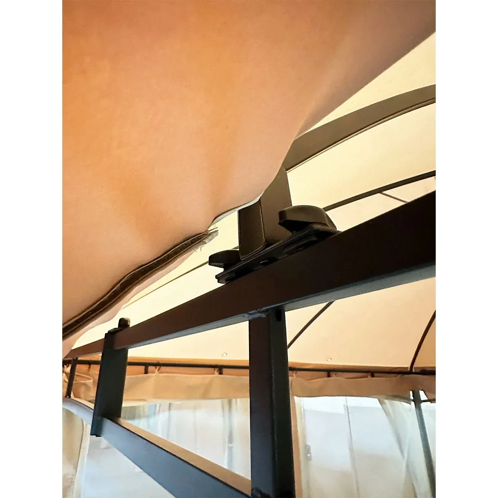 Garden Winds Replacement Canopy Top Cover Compatible with The Fab Based 10' x 12' Straight Leg Gazebo - RipLock 350