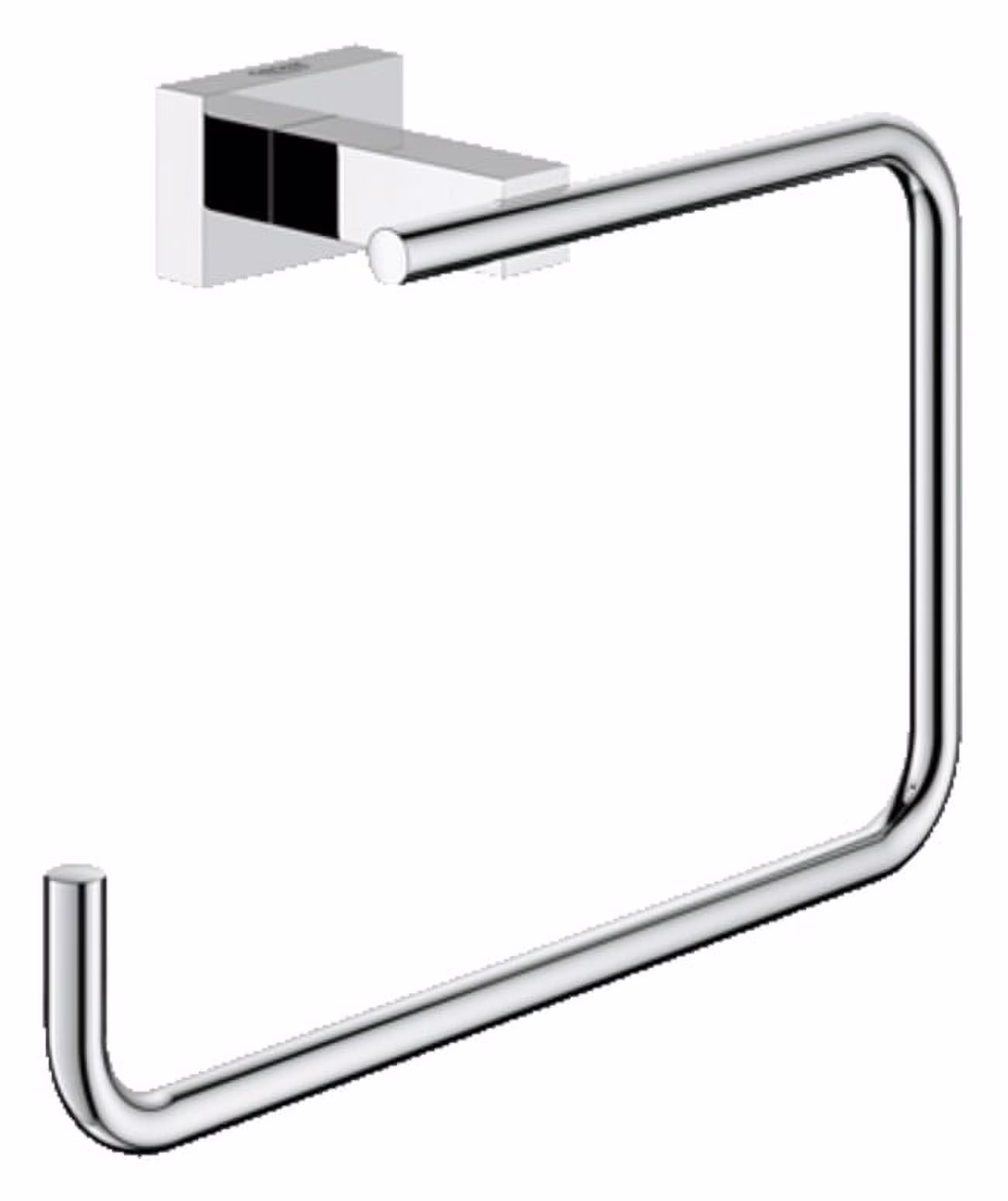 Grohe Essentials Cube 405102431 8" Towel Ring in Matte Black