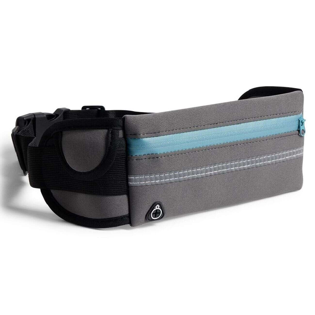 Ceinture de sport 37x10cm polyester gris