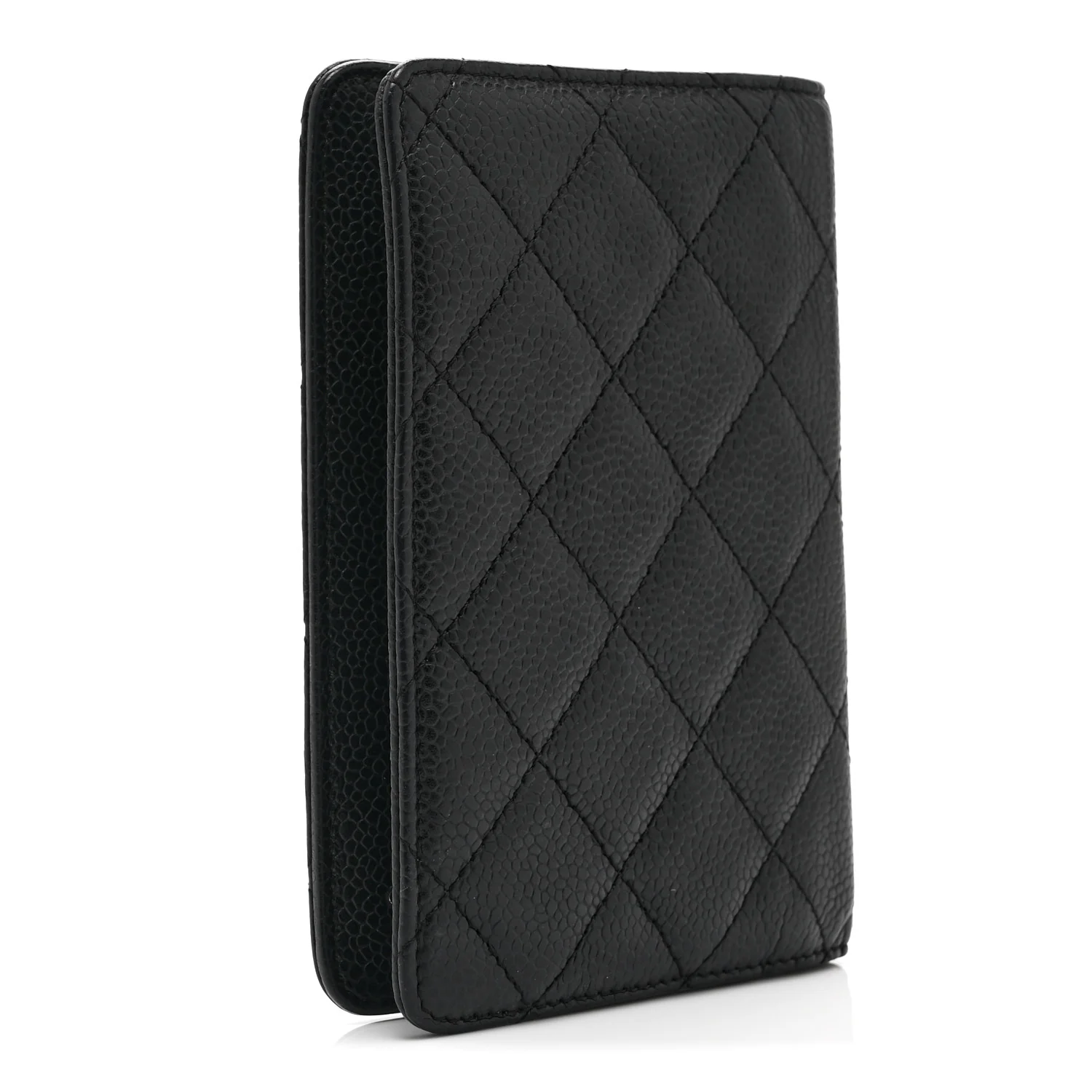 Caviar Quilted Agenda Cover Black