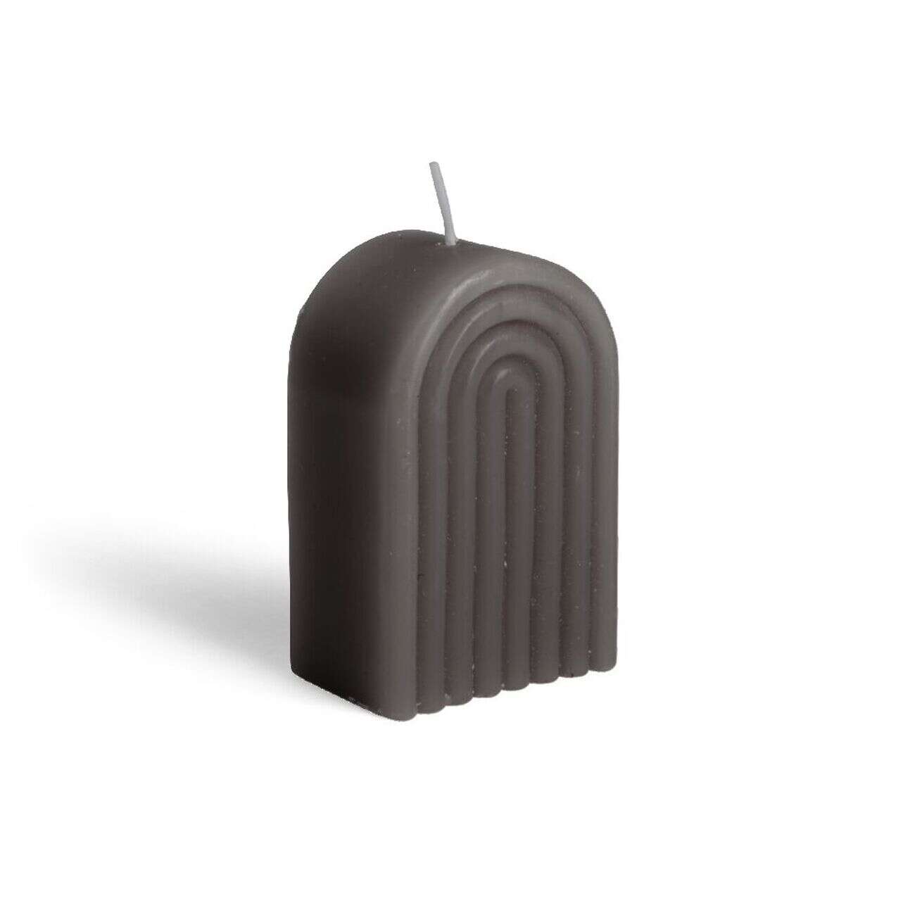 Bougie Bridge noire 6x4xH9cm