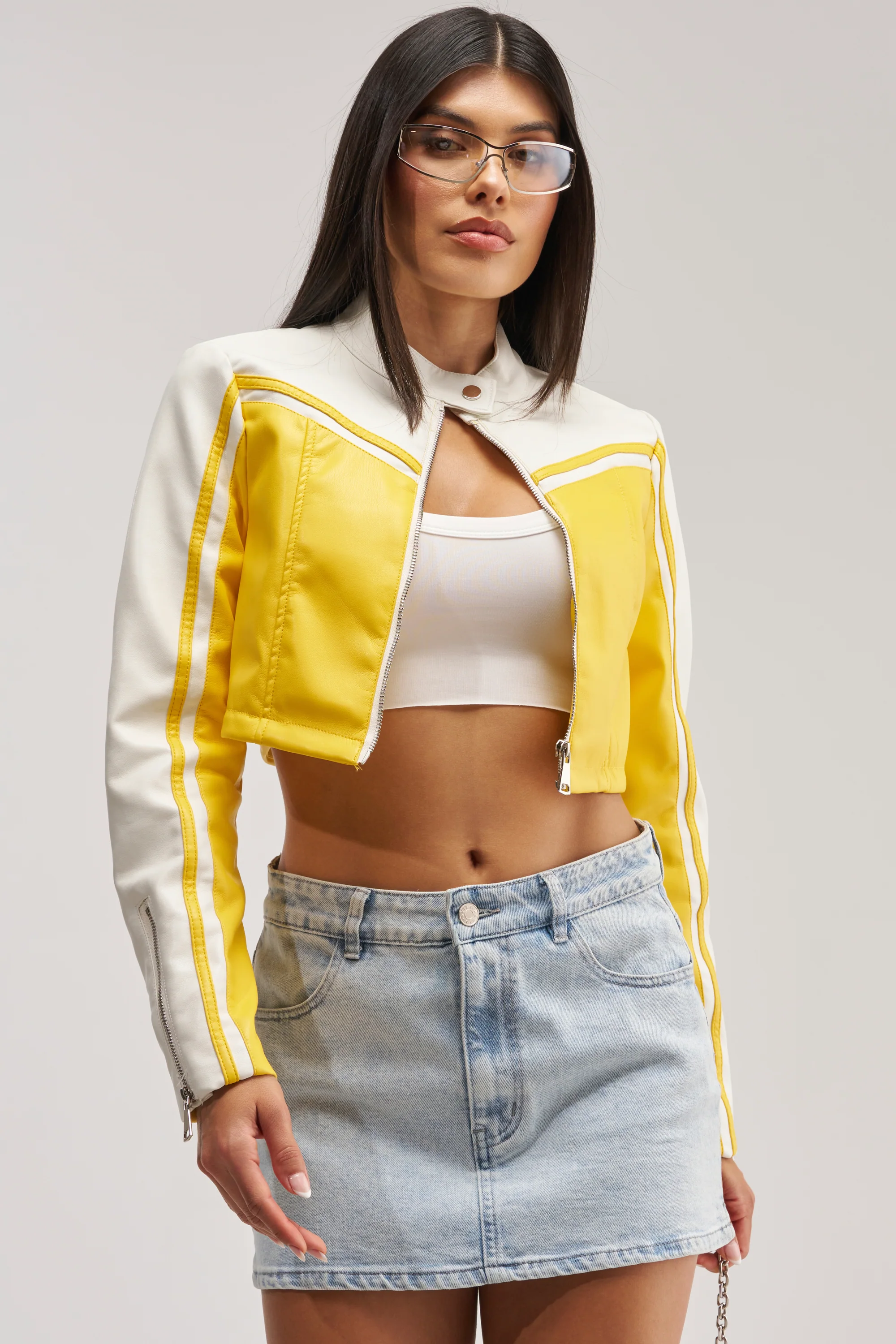 WEST LOOP RACER MOTO IN YELLOW - Akira Store