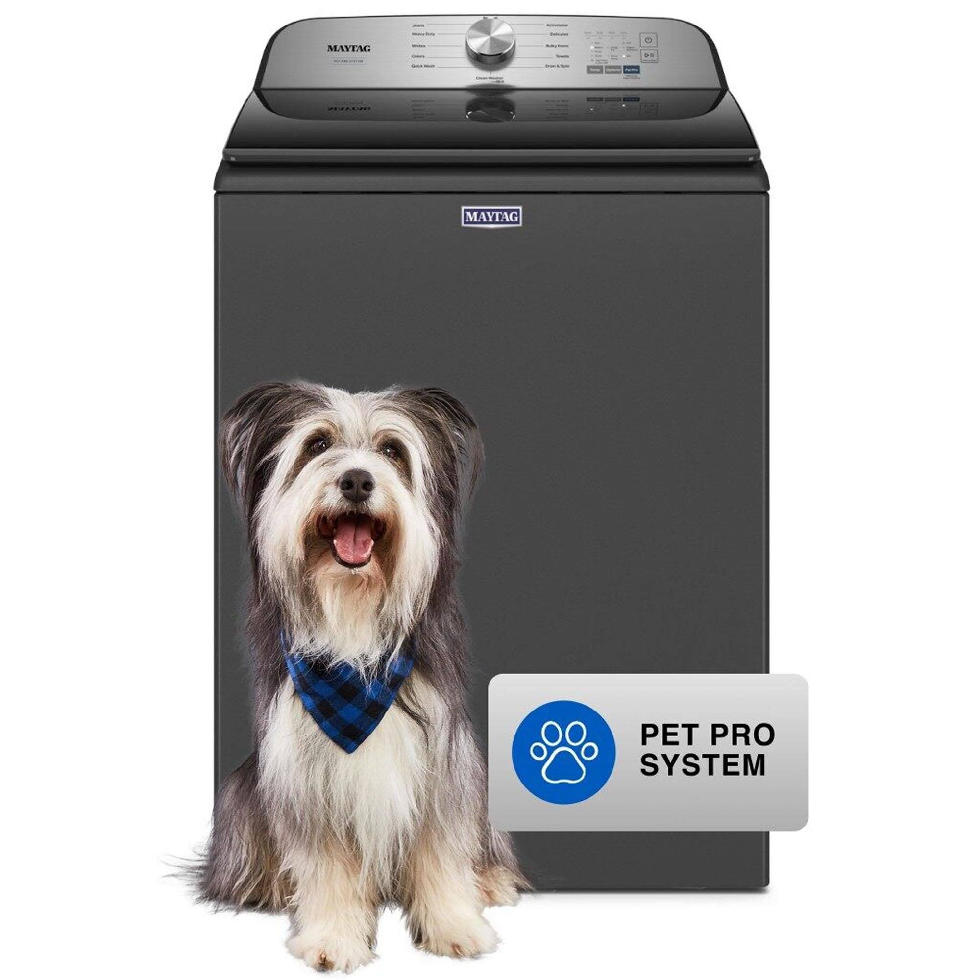Maytag Pet Pro Top Load Washer - 4.7 Cu. ft. Black