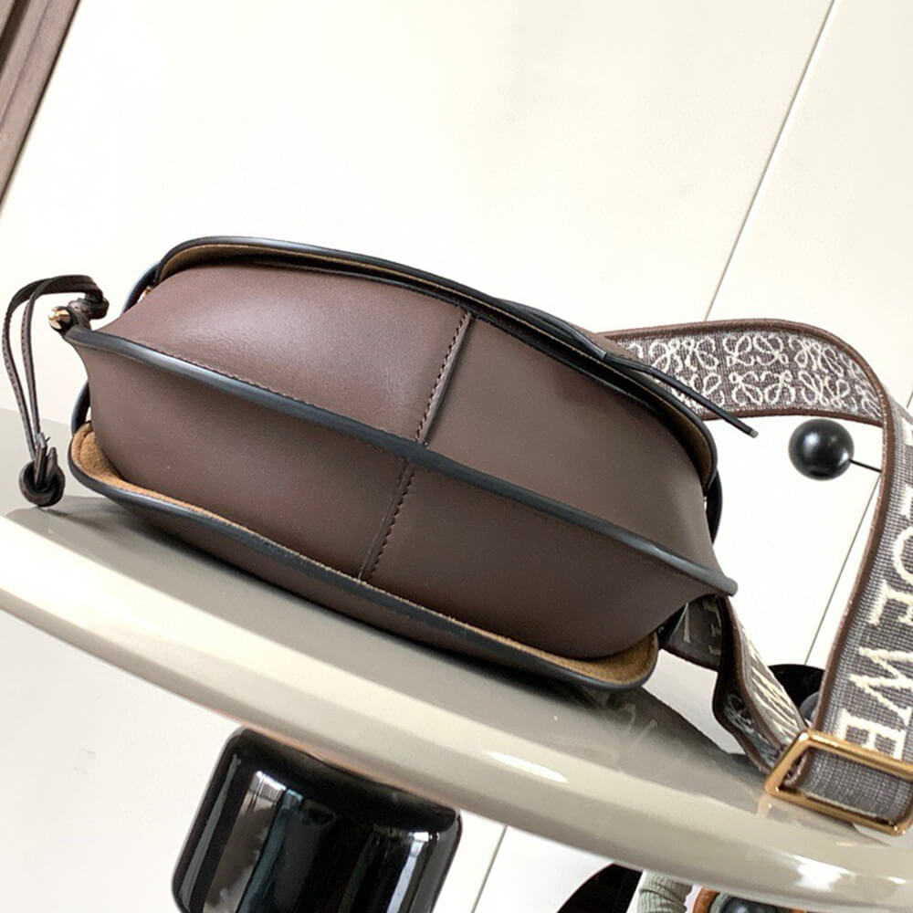 Loewe Small Gate bag in soft calfskin and jacquard