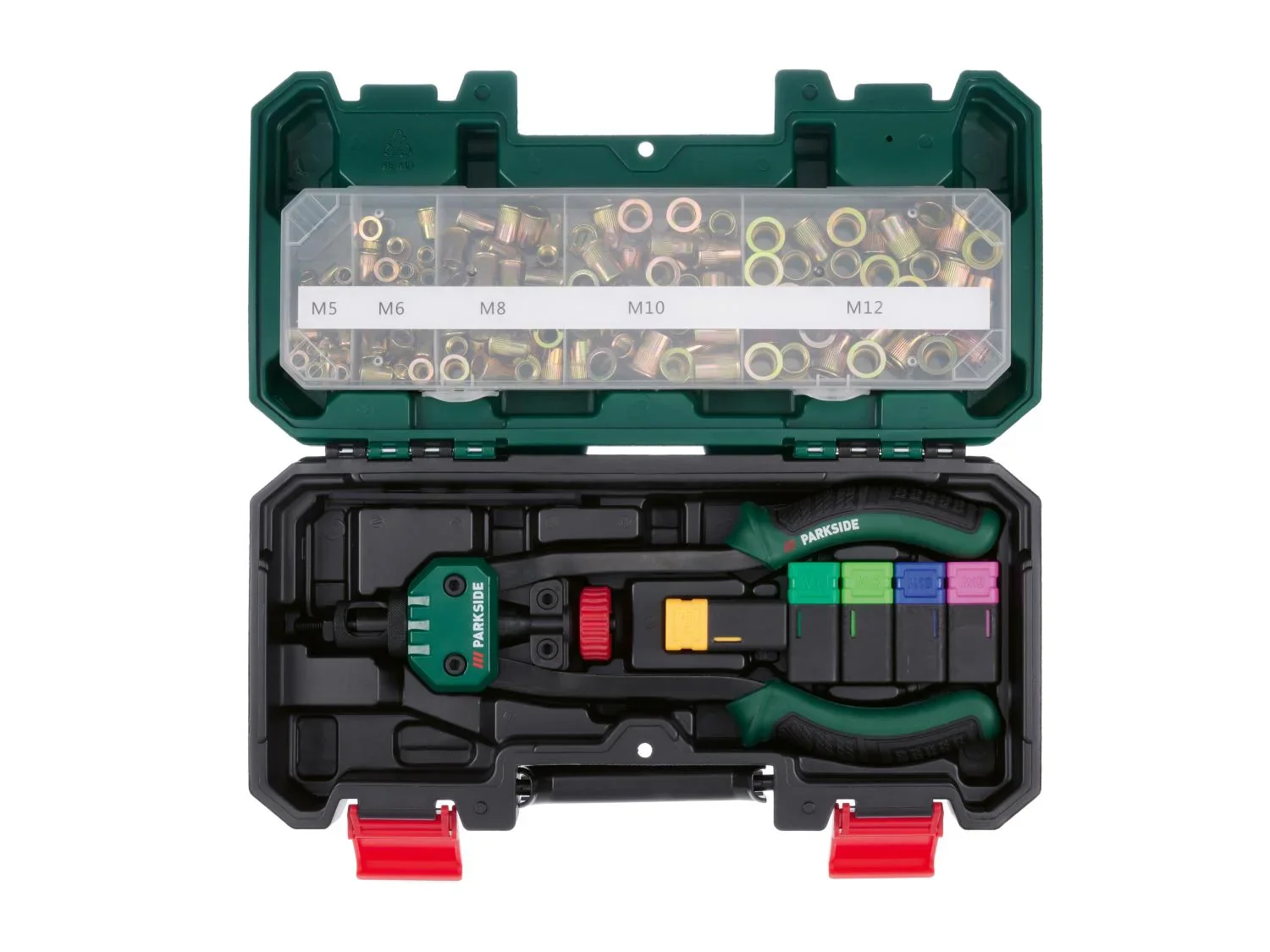 PARKSIDE Pince pour crous  sertir avec accessoires, 150 pices