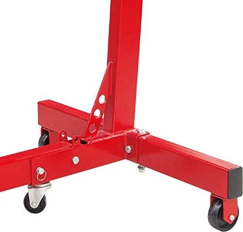 BIG RED 3/4 Ton Steel Foldable Vehicle Engine Stand, Red, DMT26801