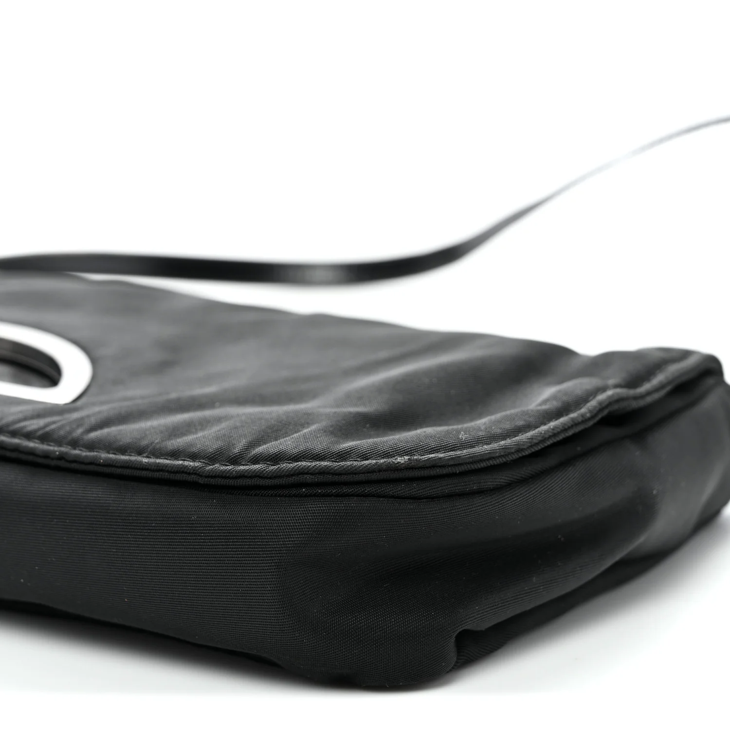 Nylon Malice Shoulder Bag Black
