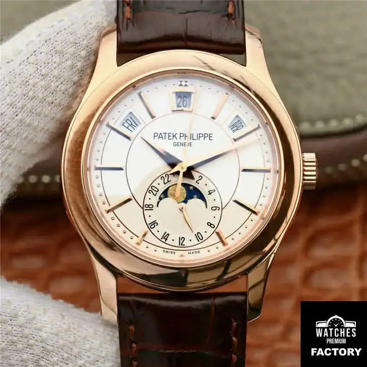 Patek Philippe Grand Complications 5205R-001 KM Factory Milky Gold Bezel
