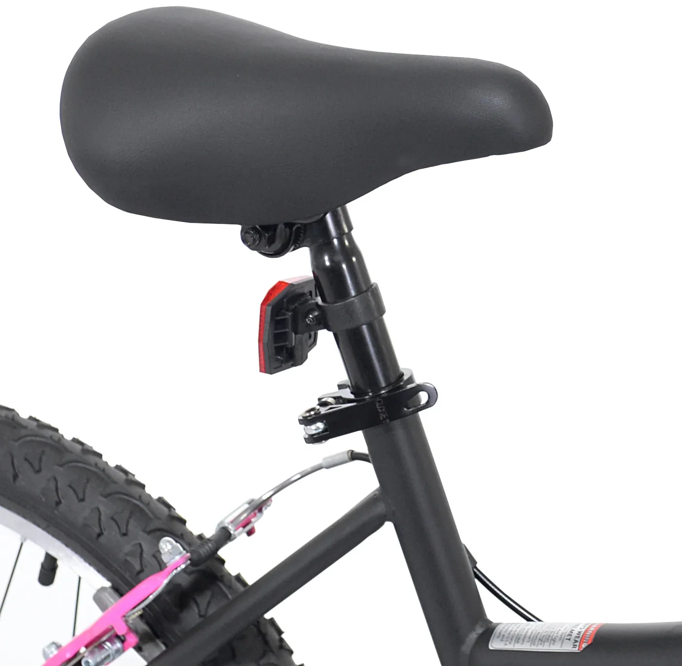 20 Kent Kobra Mountain Bicycle, Fits Rider 4'2 - 5', Black/Pink, Child, Unisex