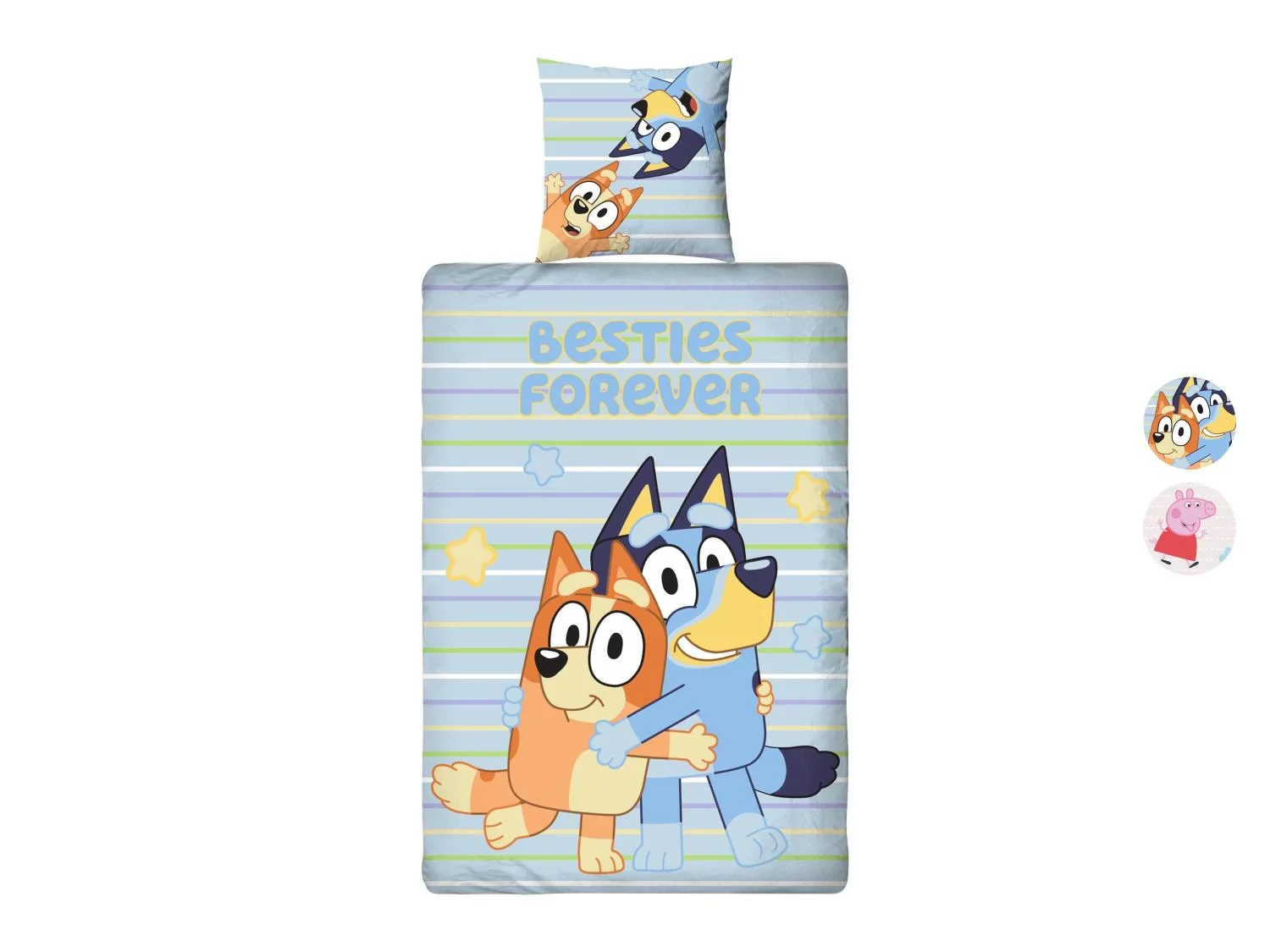 Parure de lit double face pour enfant, 140 x 200 cm