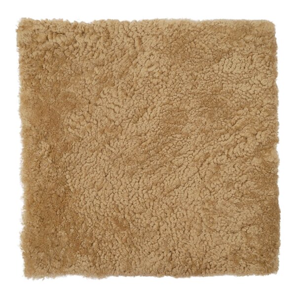Sitteunderlag new zealand kort ull 40x40 cm honey