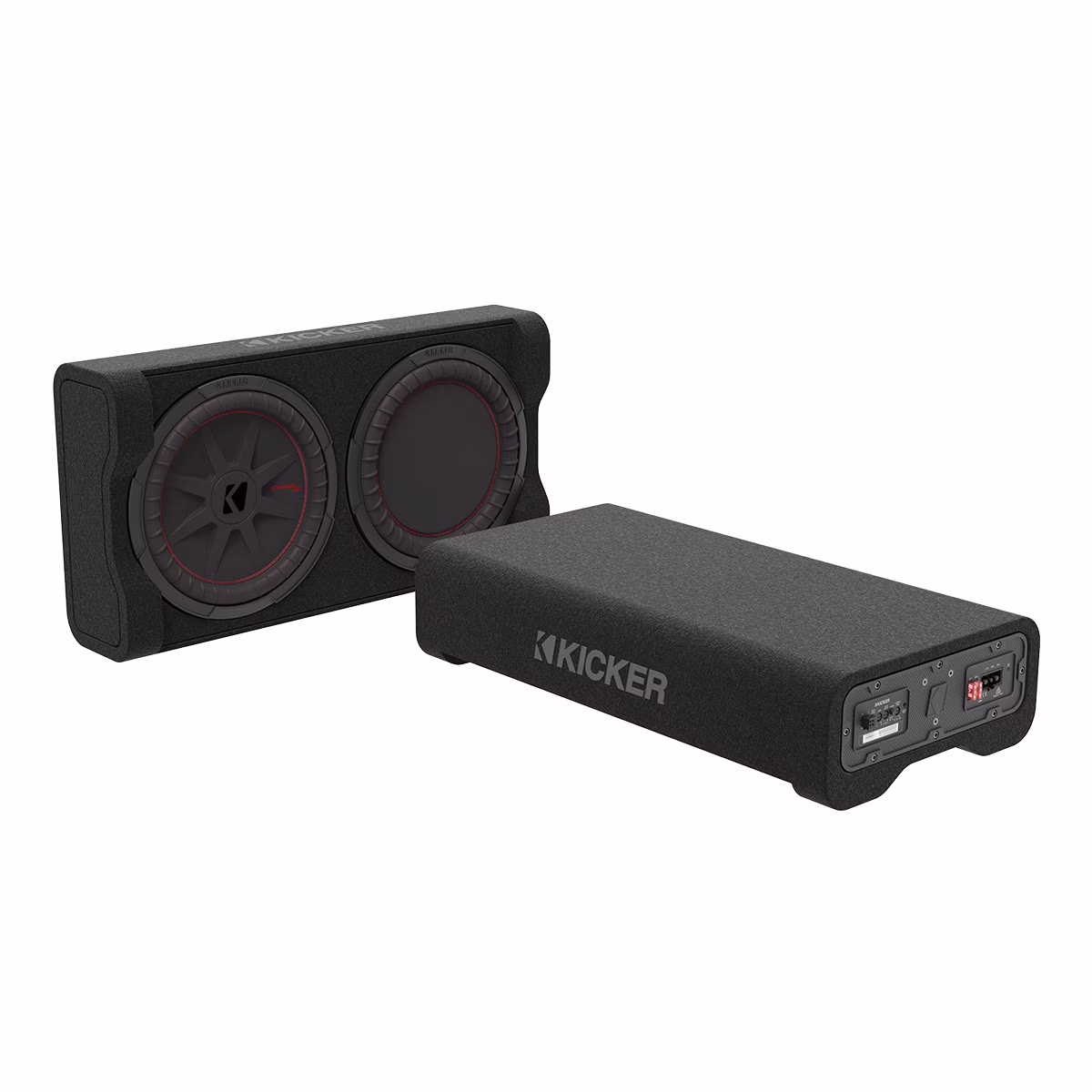 TRTP 10" 400W Powered Down-Firing Loaded Enclosure with Built-In Amplifier and Remote Bass Control