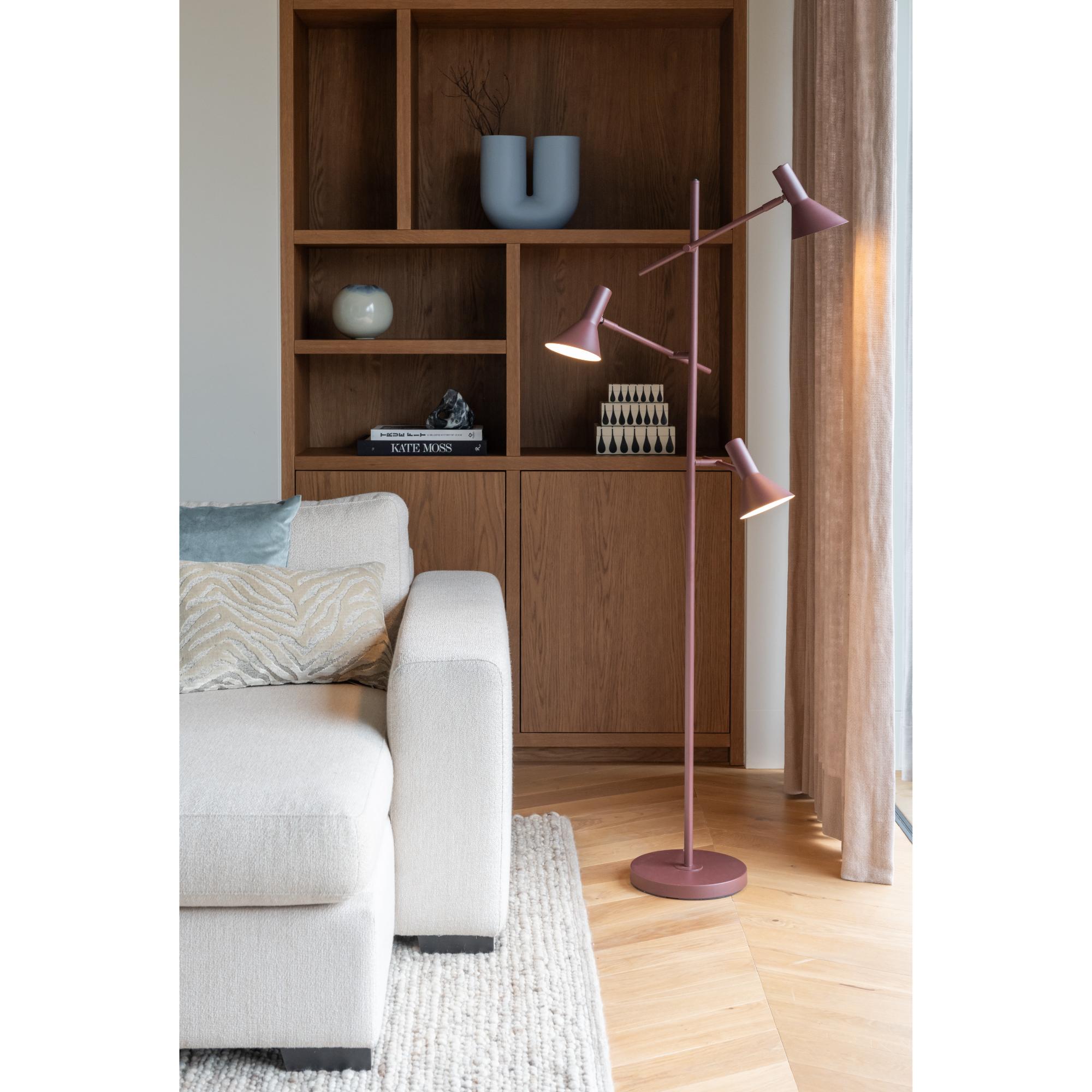 it's about RoMi Vloerlamp Izmir - Rood - 59x42x171cm