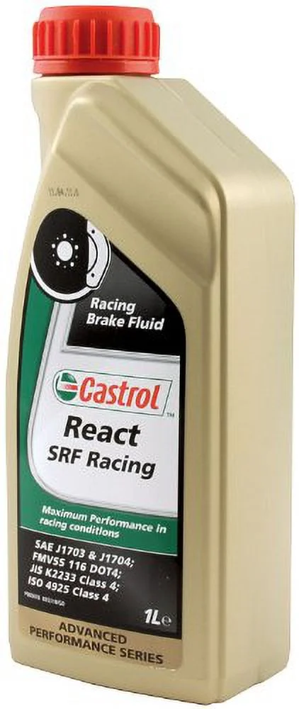 Castrol SRF React DOT 4 Brake Fluid 33.8 oz P/N 78115