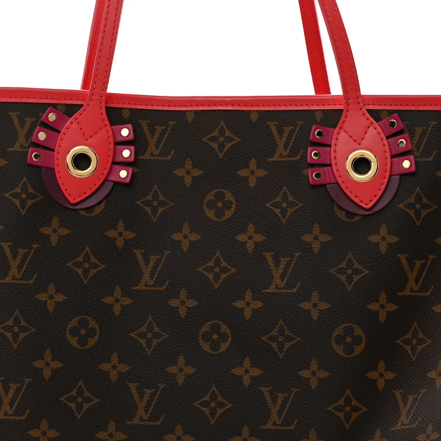 Monogram Totem Neo Neverfull MM Flamingo