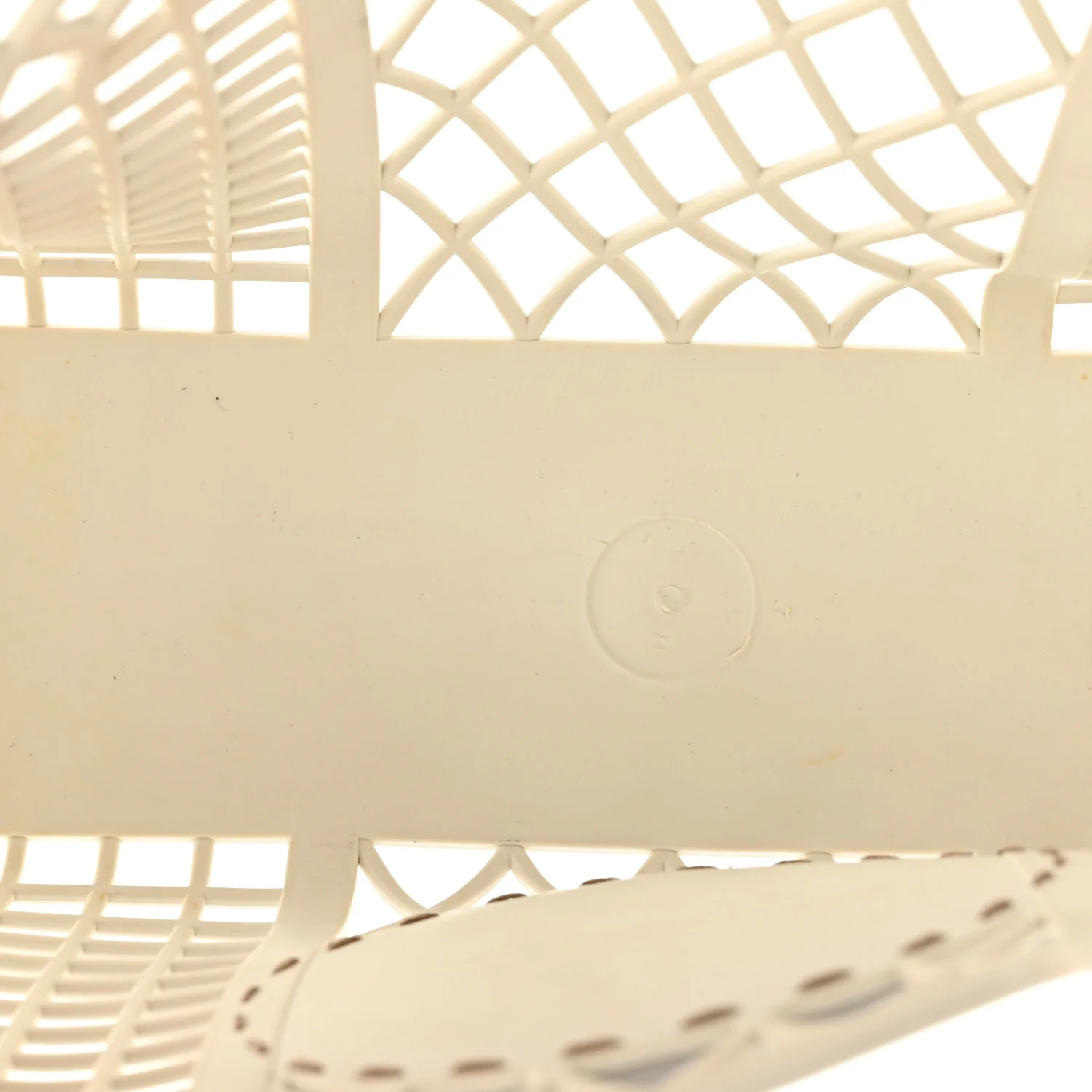 Recycled Plastic Vitello Liberty Matte Small Fendi Basket White Ice