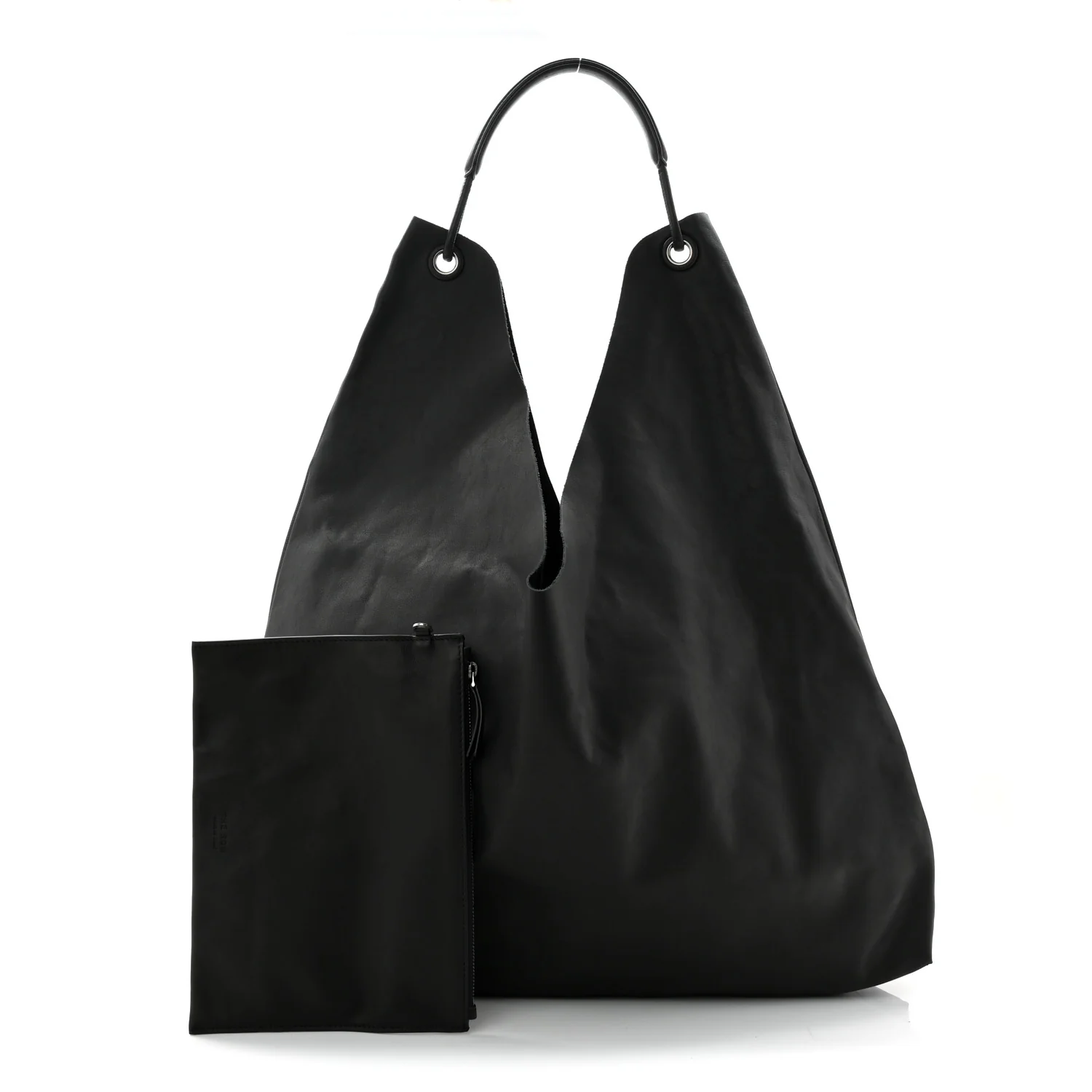 Lambskin Bindle Three Bag Black