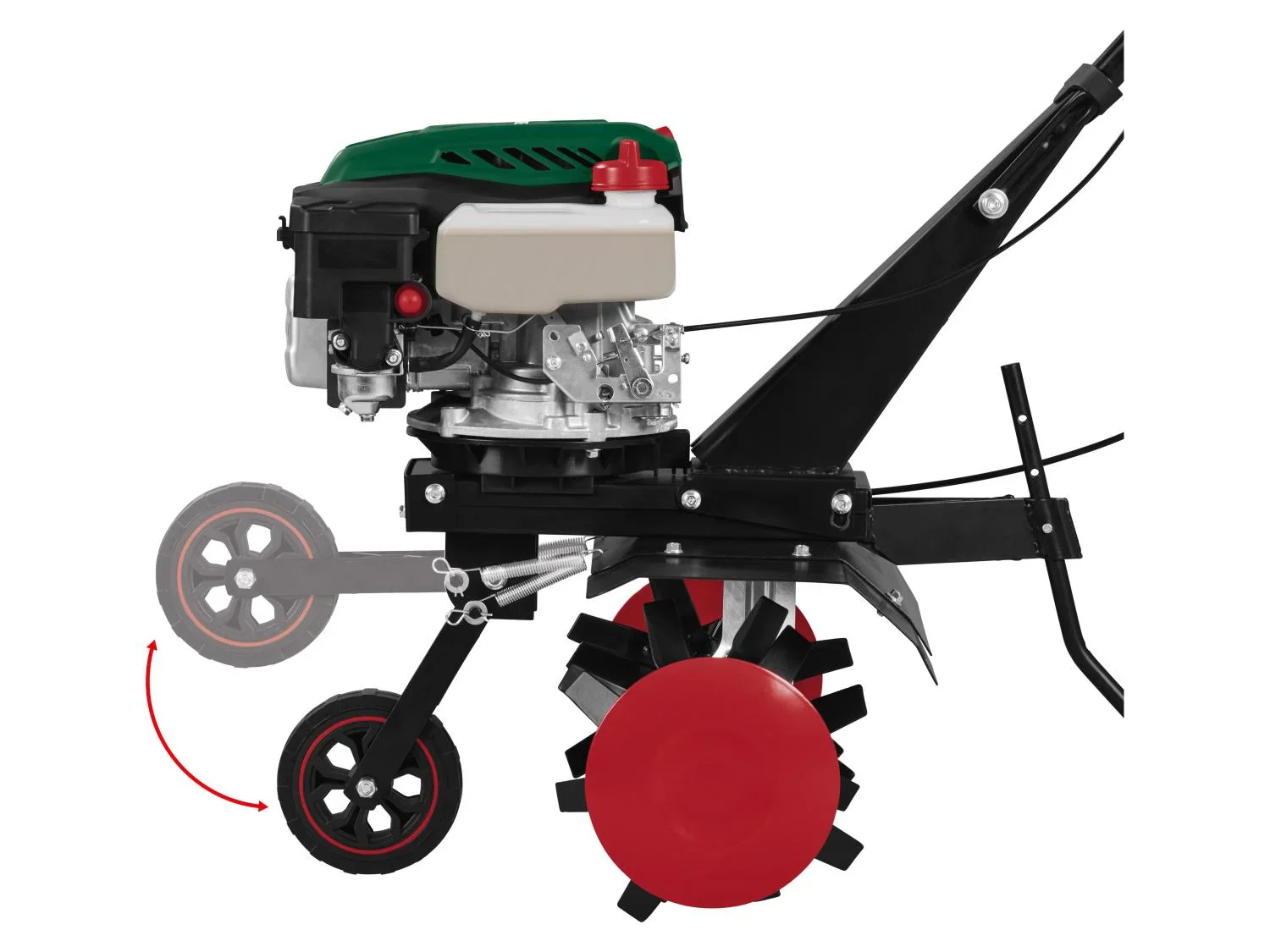 PARKSIDE Motobineuse thermique PBGK 1400 F5, 24 fraises, 2,5 kW