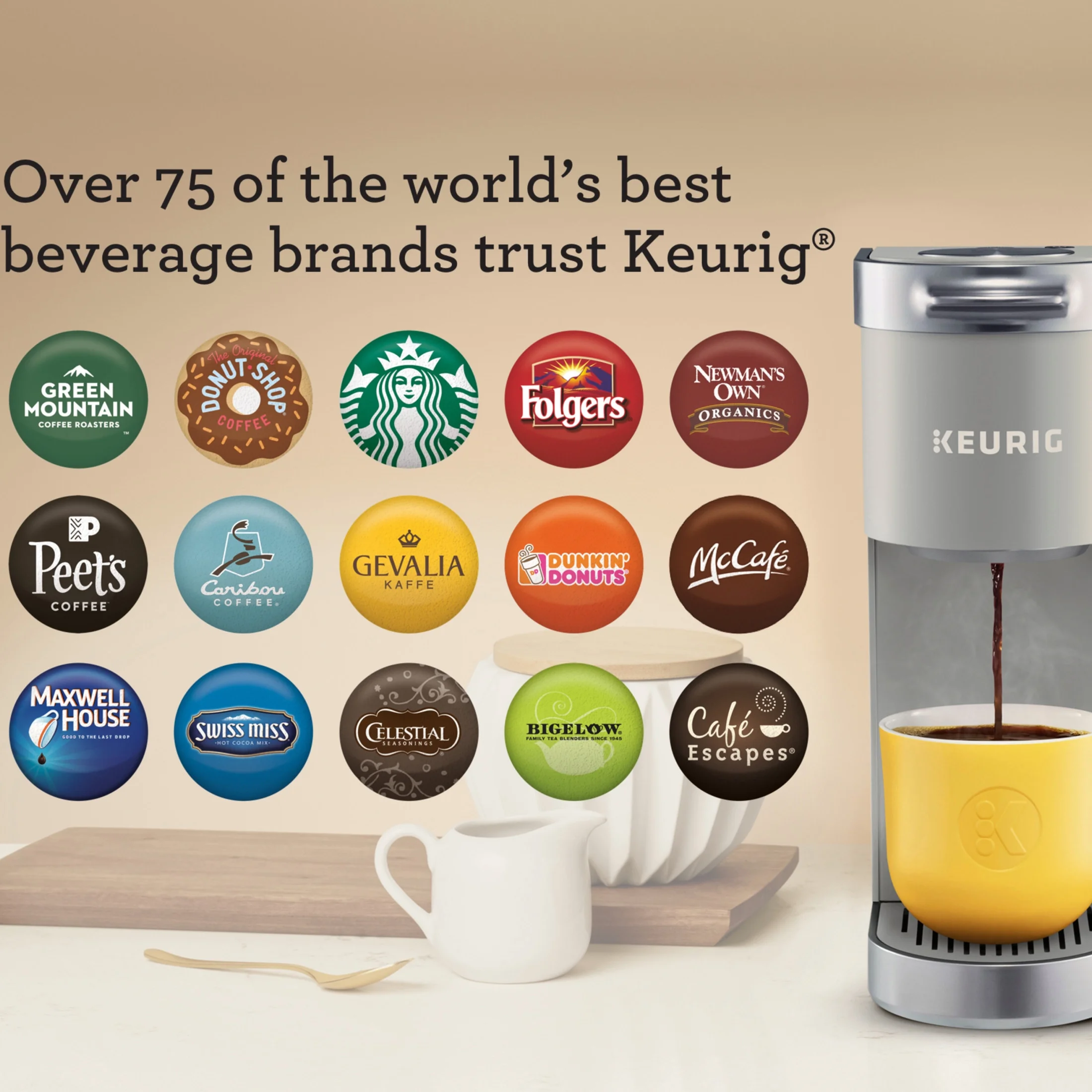 Keurig K - Mini Plus Single Serve K - Cup Pod Coffee Maker, Dusty Rosé