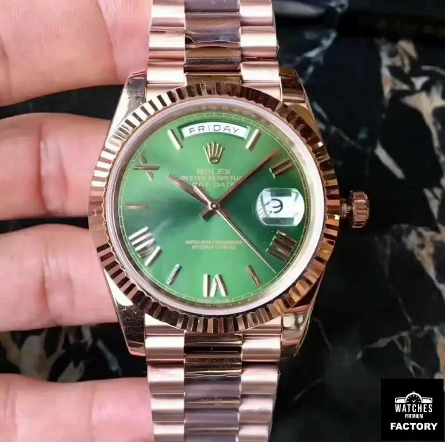 Rolex Day Date 228235 40mm EW Factory Green Dial