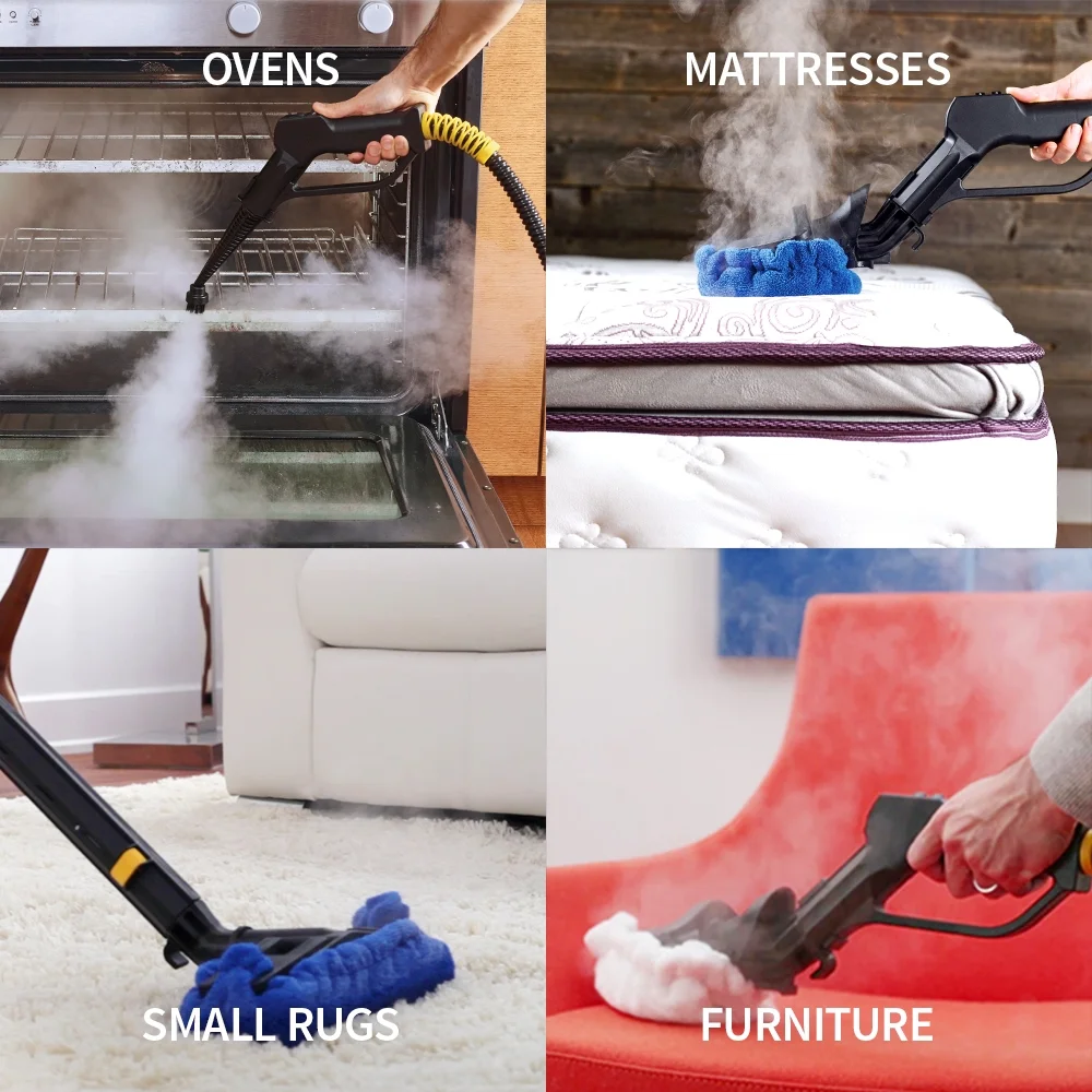 TOSCA�?Steam Cleaner, a Commercial-Grade Cleaner with Enamel-Coated Steel Case and Intuitive Digital Interface. 1600w of Power. - Image 7