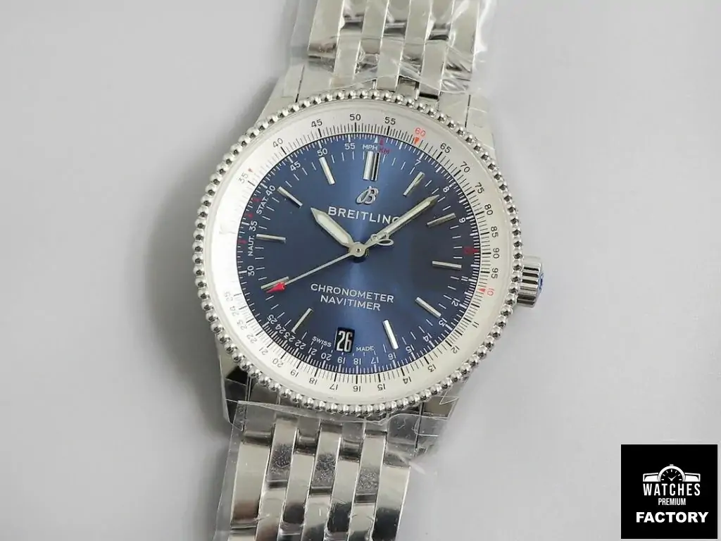 Breitling Navitimer Automatic 38 A17325211C1A1 KOR Factory Stainless Steel Strap