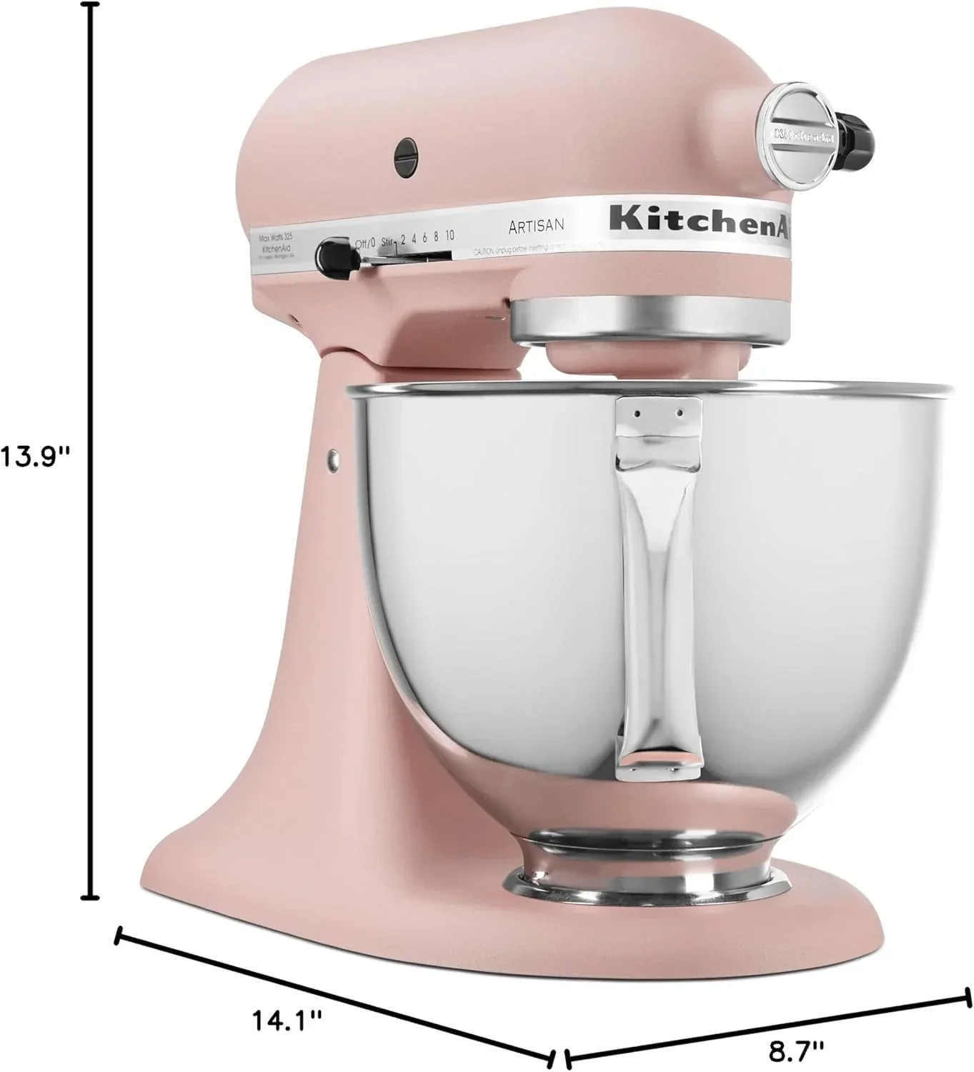 Robot pâtissier KitchenAid Artisan Series de 5 pintes à tête inclinable