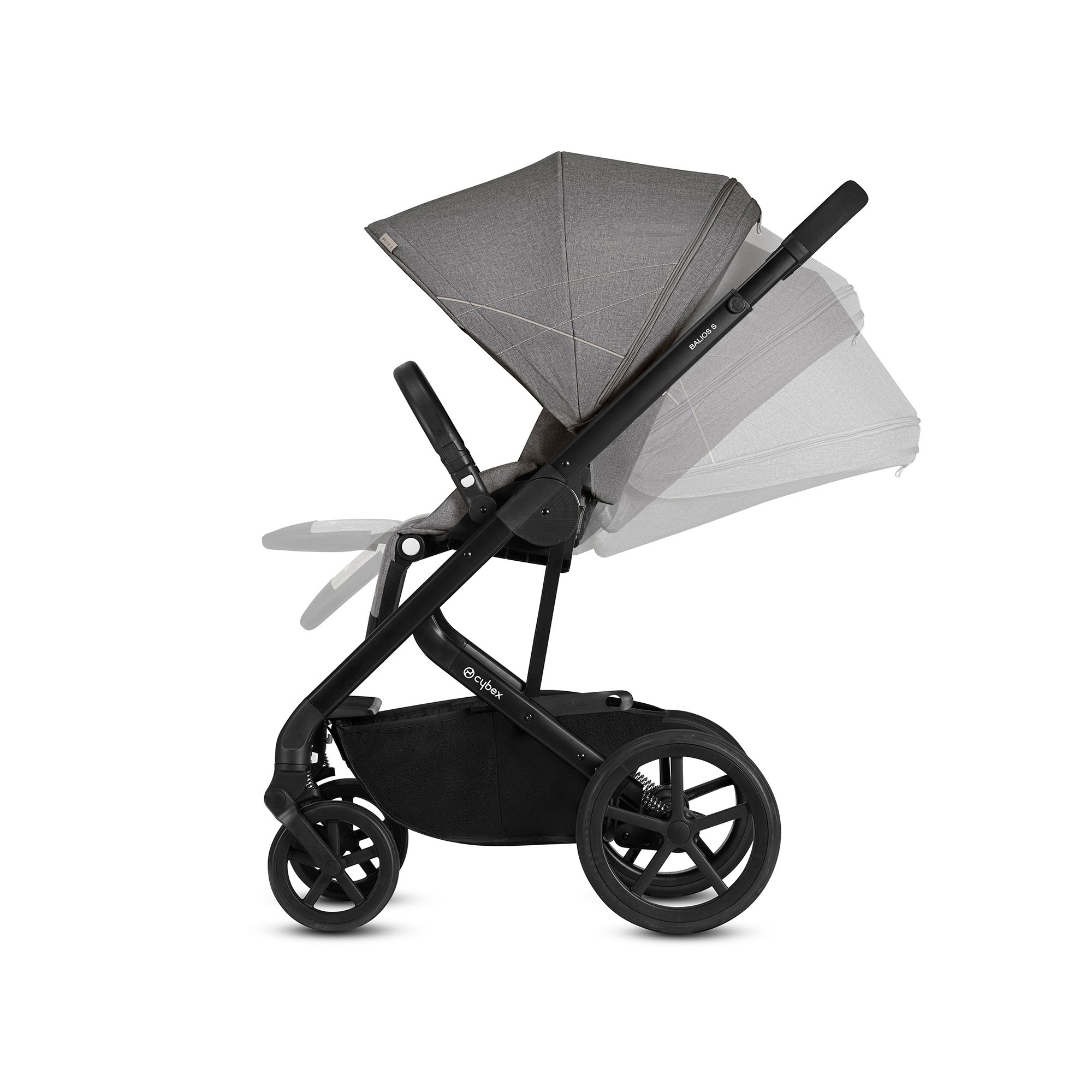 Poussette CYBEX Balios S en noir pierre de lave