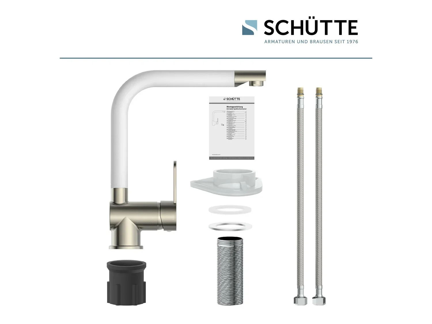 Schtte Mitigeur robinet de cuisine RIO, avec bec rtractable