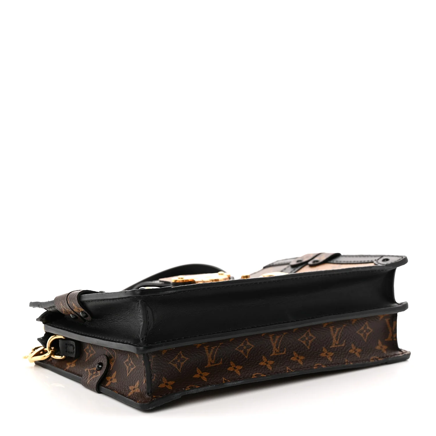 Reverse Monogram Trunk Clutch