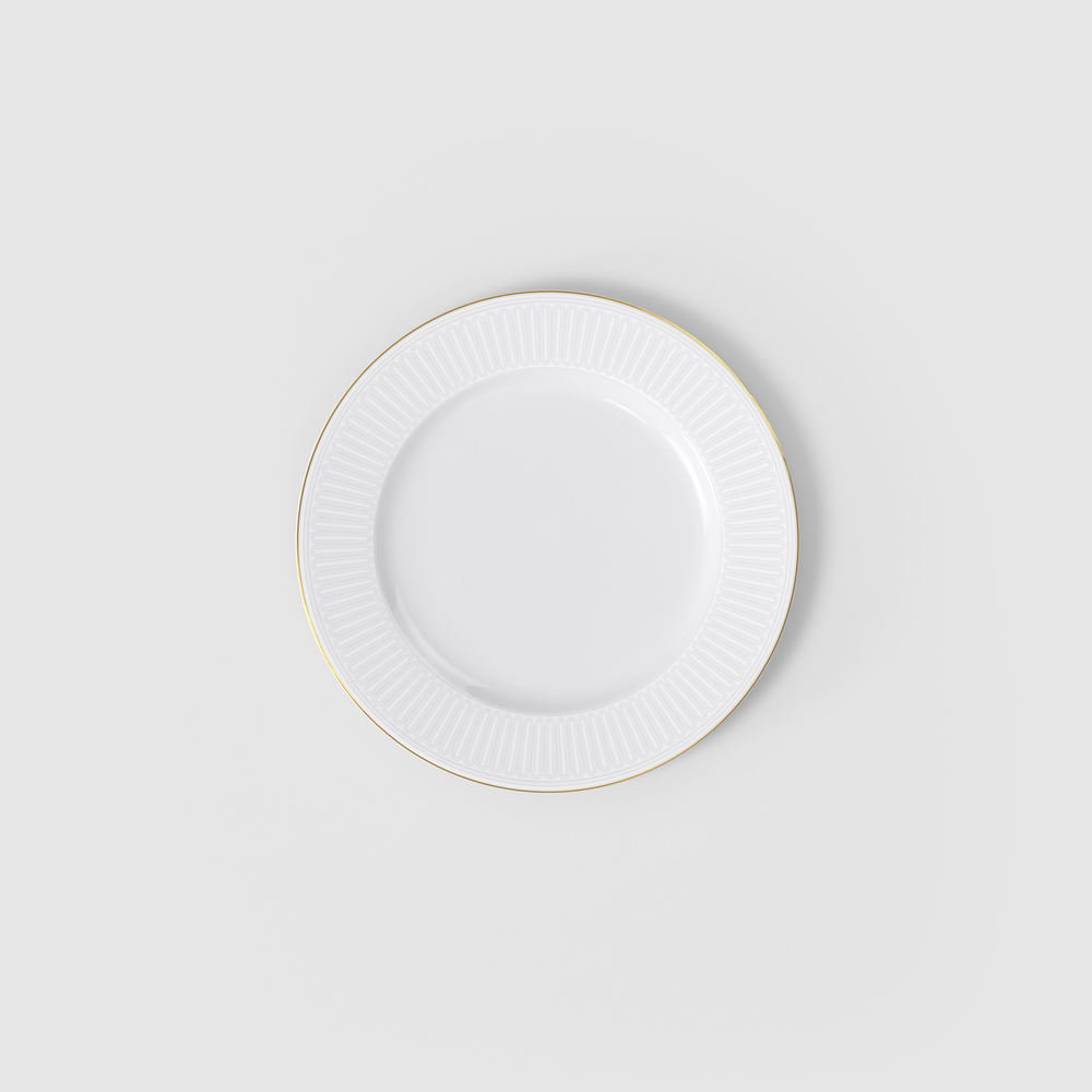 Chateau Septfontaines Serving tray - White, 13.3'', Premium Bone Porcelain
